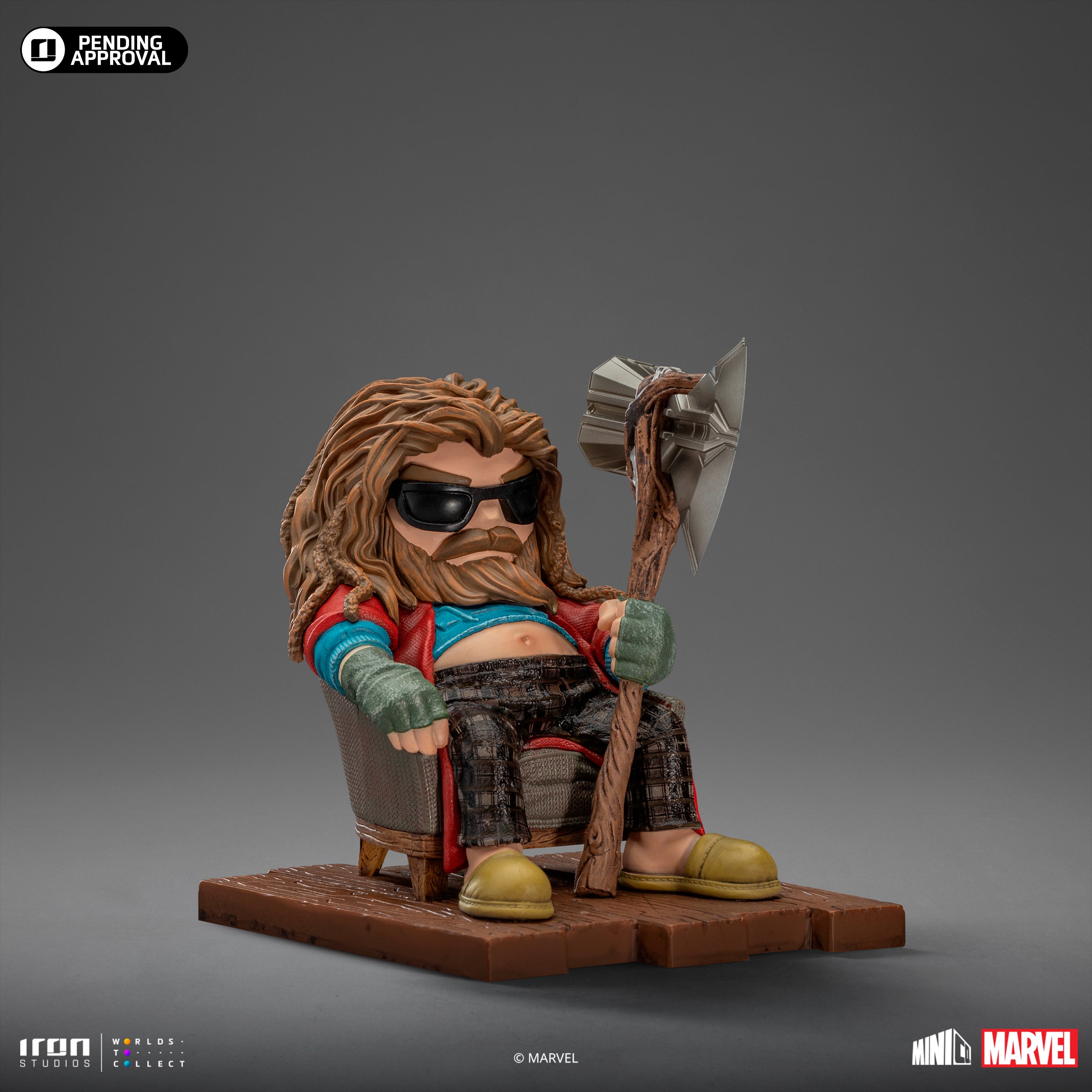 Limited Edition Iron Studios Avengers Infinity Saga Miniature Collectible Statue of Bro Thor