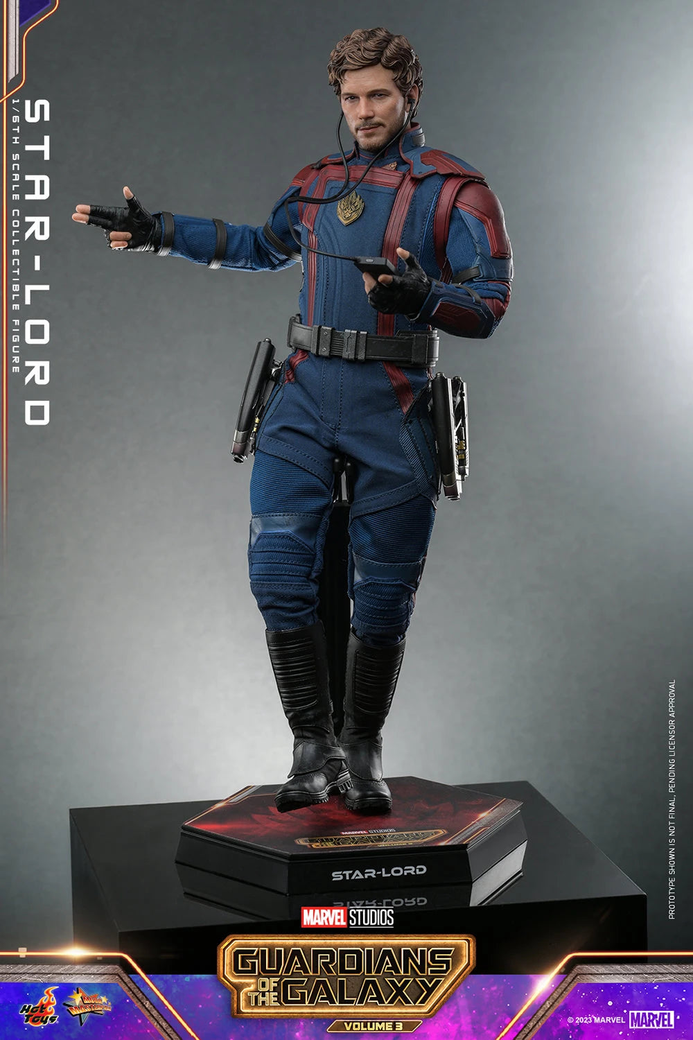 Hot Toys 1/6th Scale Collectible Figure of Star - Lord from Guardians of the Galaxy Vol. 3