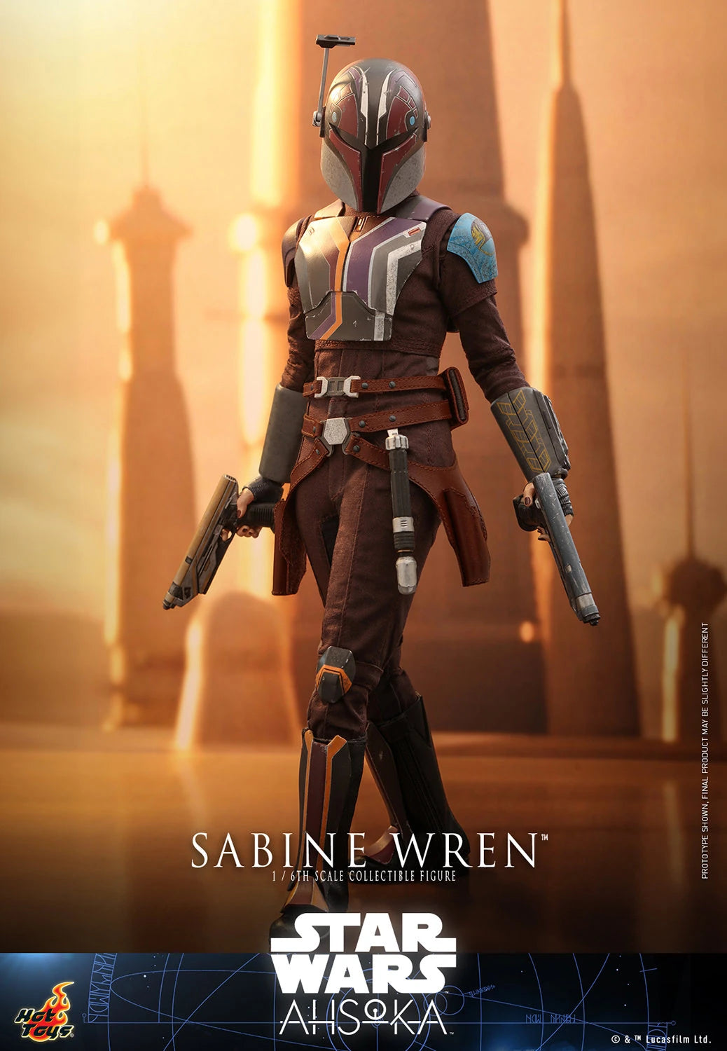 Hot Toys 1/6th Scale Collectible Figure of Sabine Wren from Star Wars Ahsoka Series