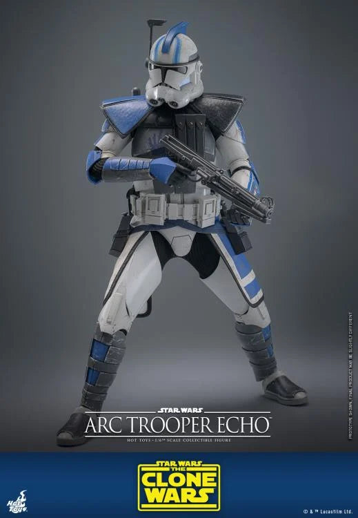 Hot Toys 1/6th Scale Collectible Star Wars The Clone Wars Action Figure - ARC Trooper Echo