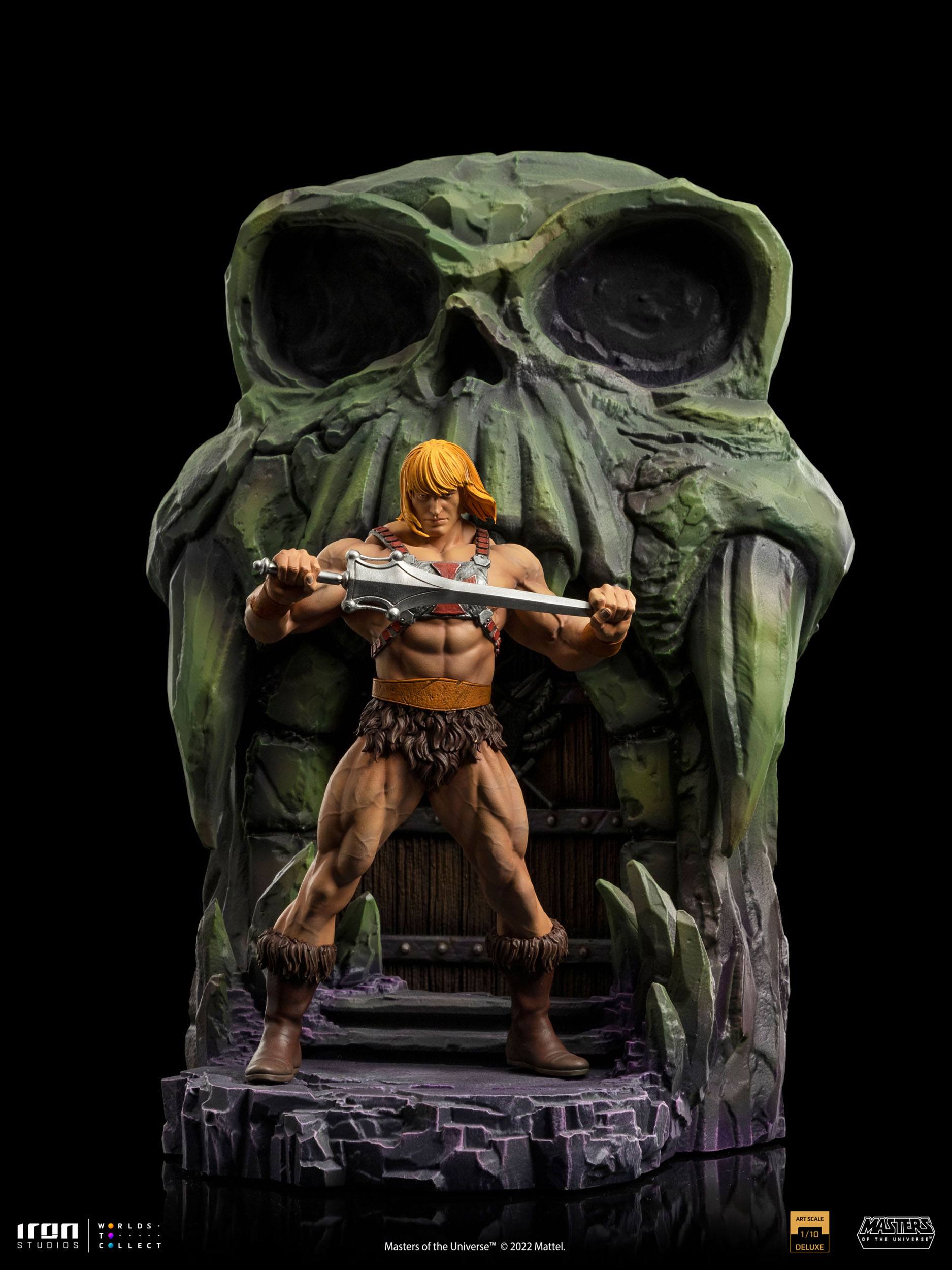 Iron Studios High - Quality 1/10 Deluxe Art Scale Collectible Statue of He - Man from Masters of the Universe