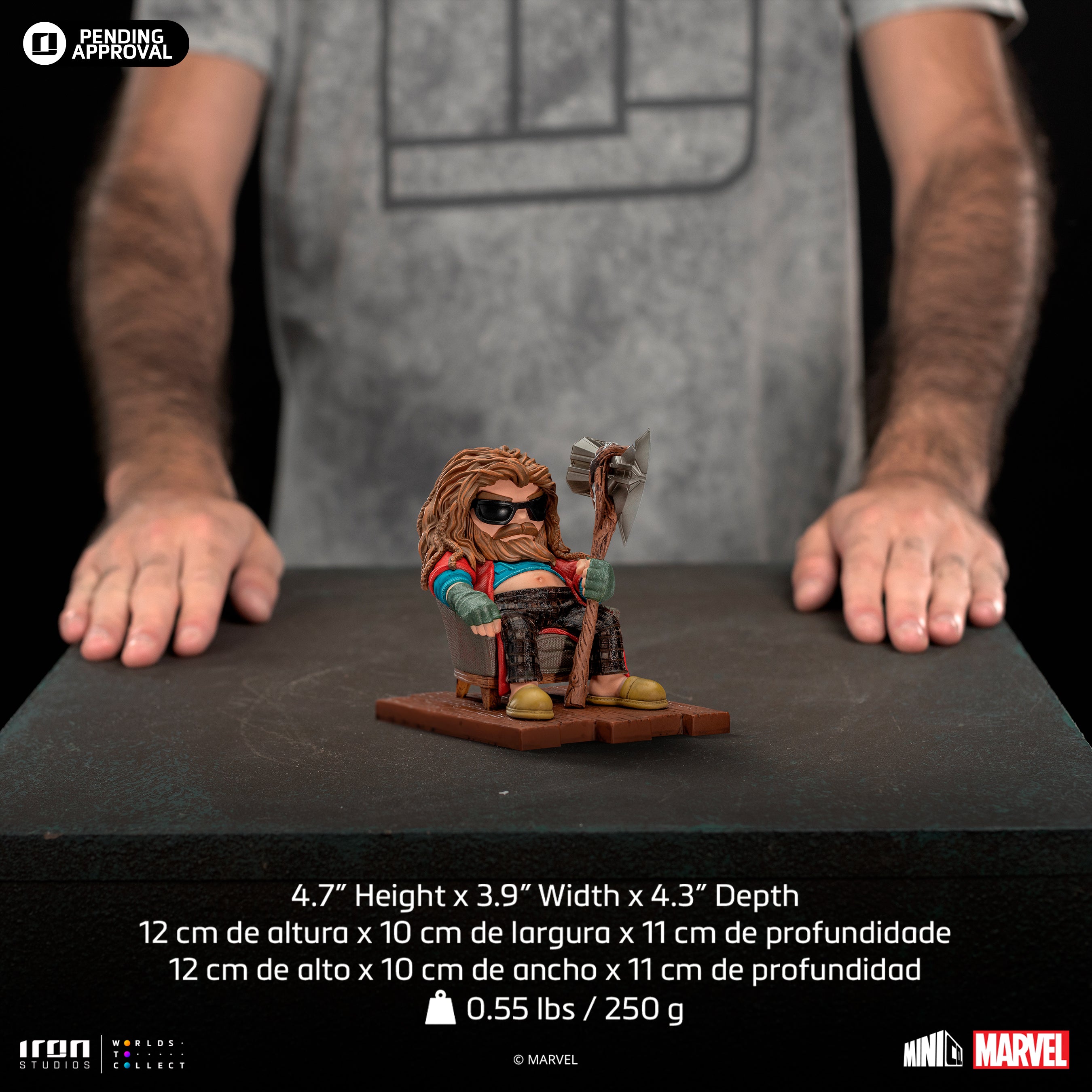 Limited Edition Iron Studios Avengers Infinity Saga Miniature Collectible Statue of Bro Thor