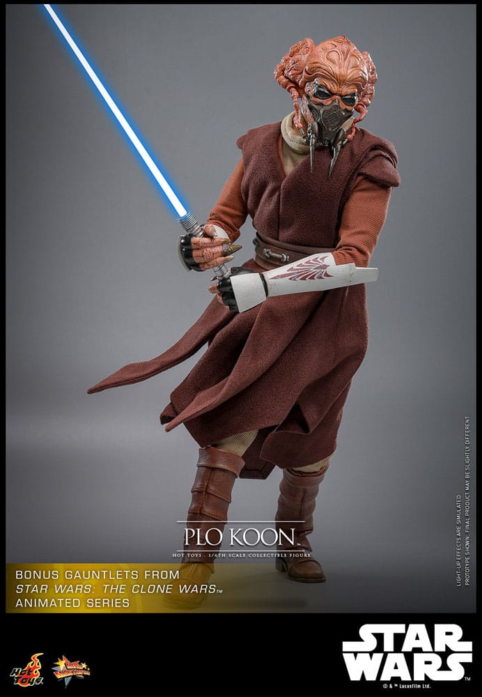Hot Toys Highly Detailed 1/6th Scale Collectible Figure of Plo Koon from Star Wars: Revenge of the Sith