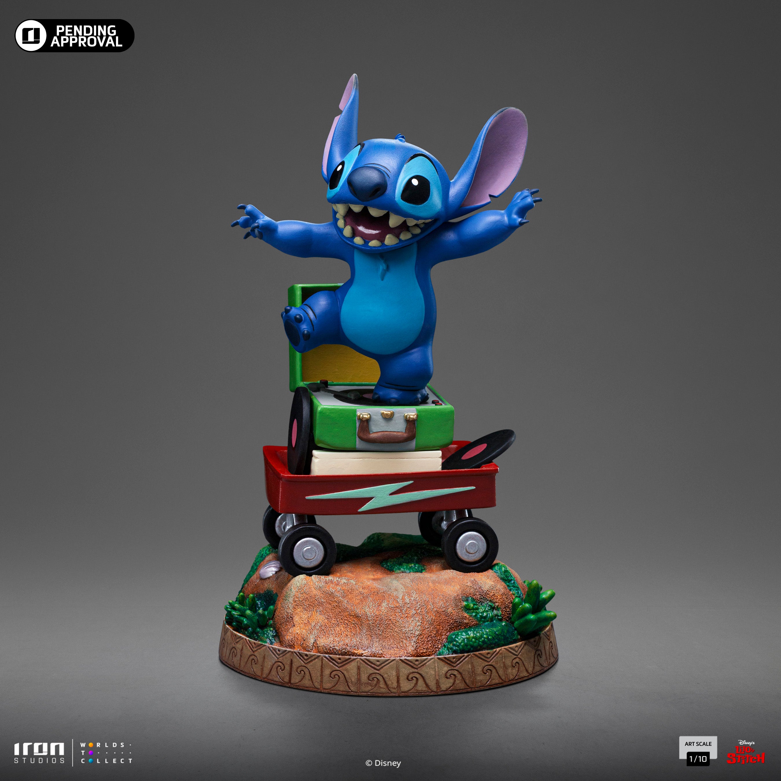 Iron Studios Limited Edition 1/10 Art Scale Stitch Statue from Lilo & Stitch