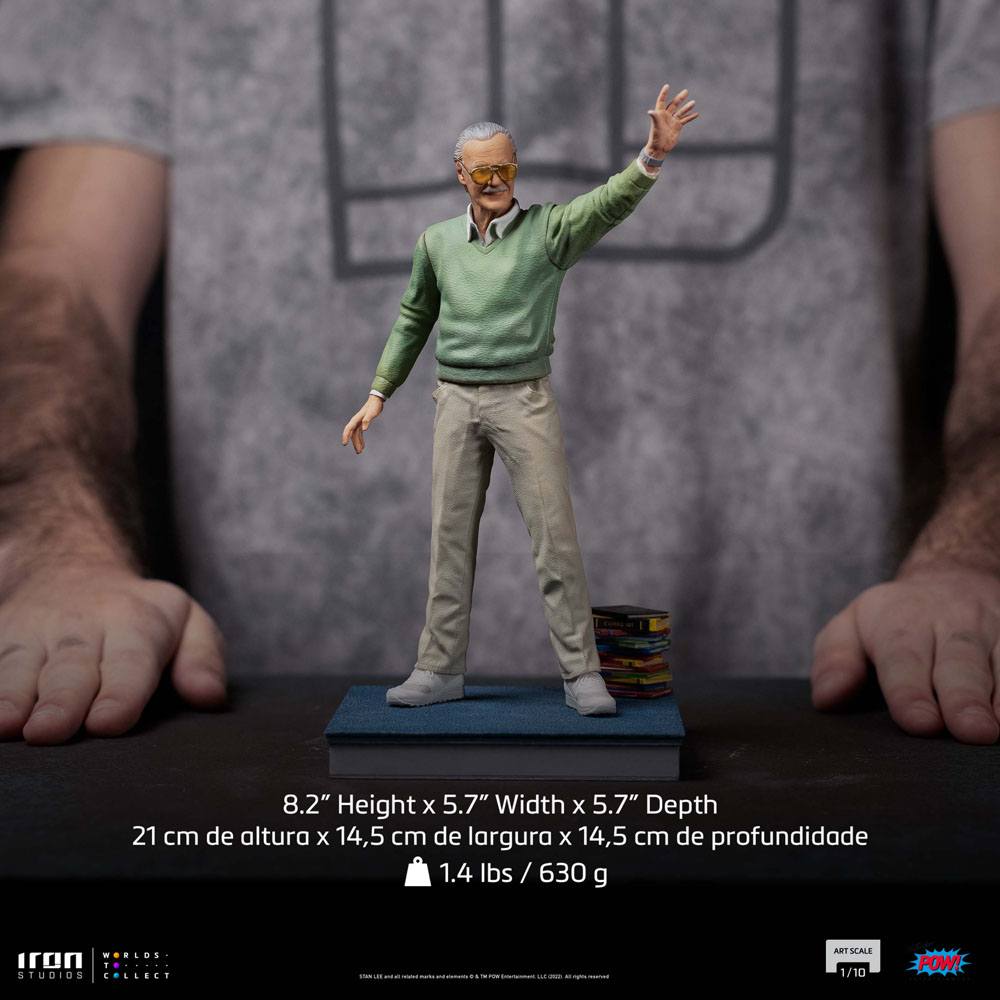 Iron Studios Marvel Collectible 1/10 Art Scale Statue of Stan Lee in His Legendary Years