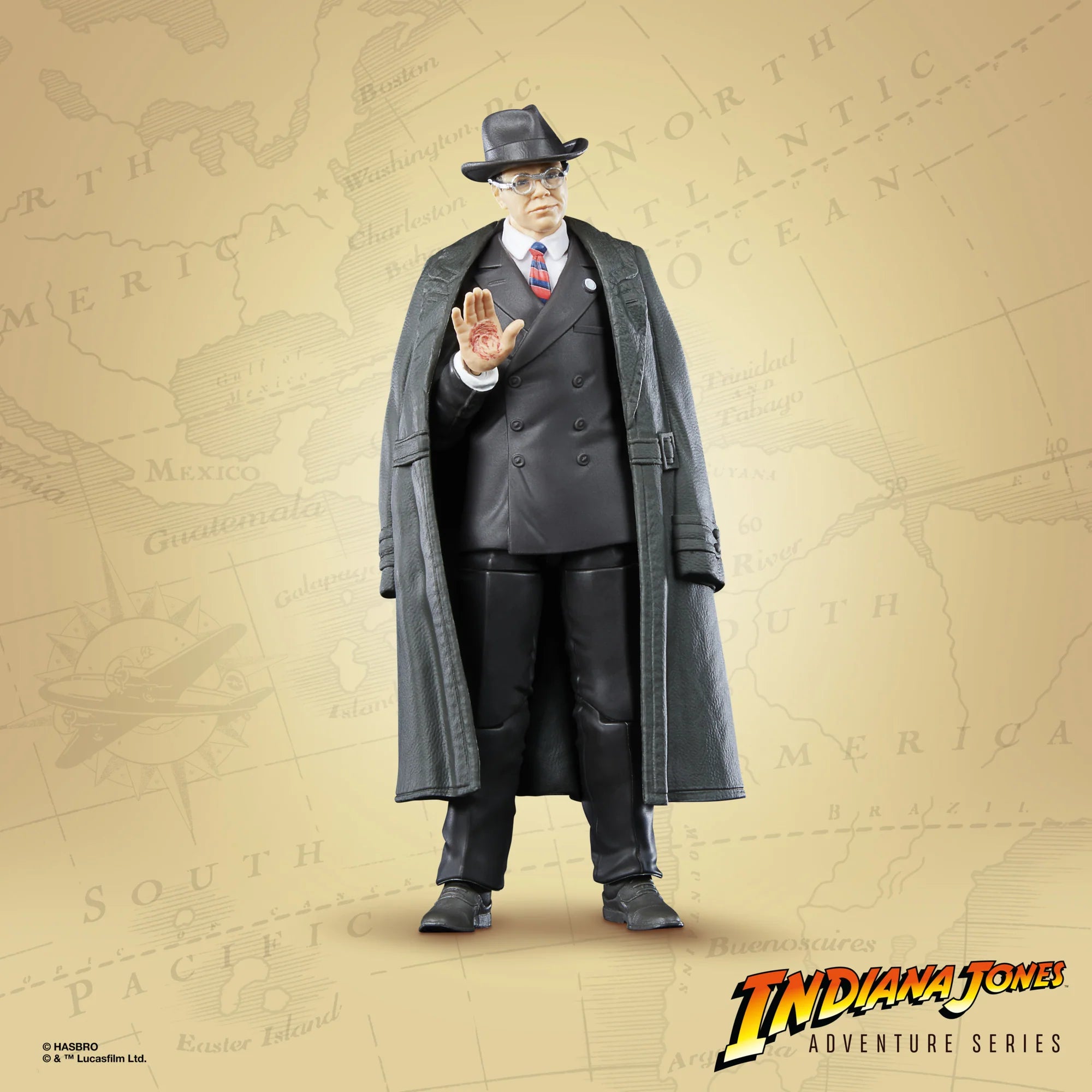 Indiana Jones Adventure Series Highly Detailed 6-Inch Major Arnold Toht Action Figure for Kids and Collectors