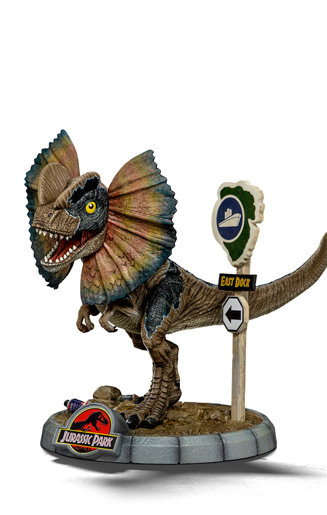 Iron Studios Limited Edition Jurassic Park Miniature Collectible (MiniCo) Dilophosaurus Figure: Pre-Order for Pending Release Estimated in Q4