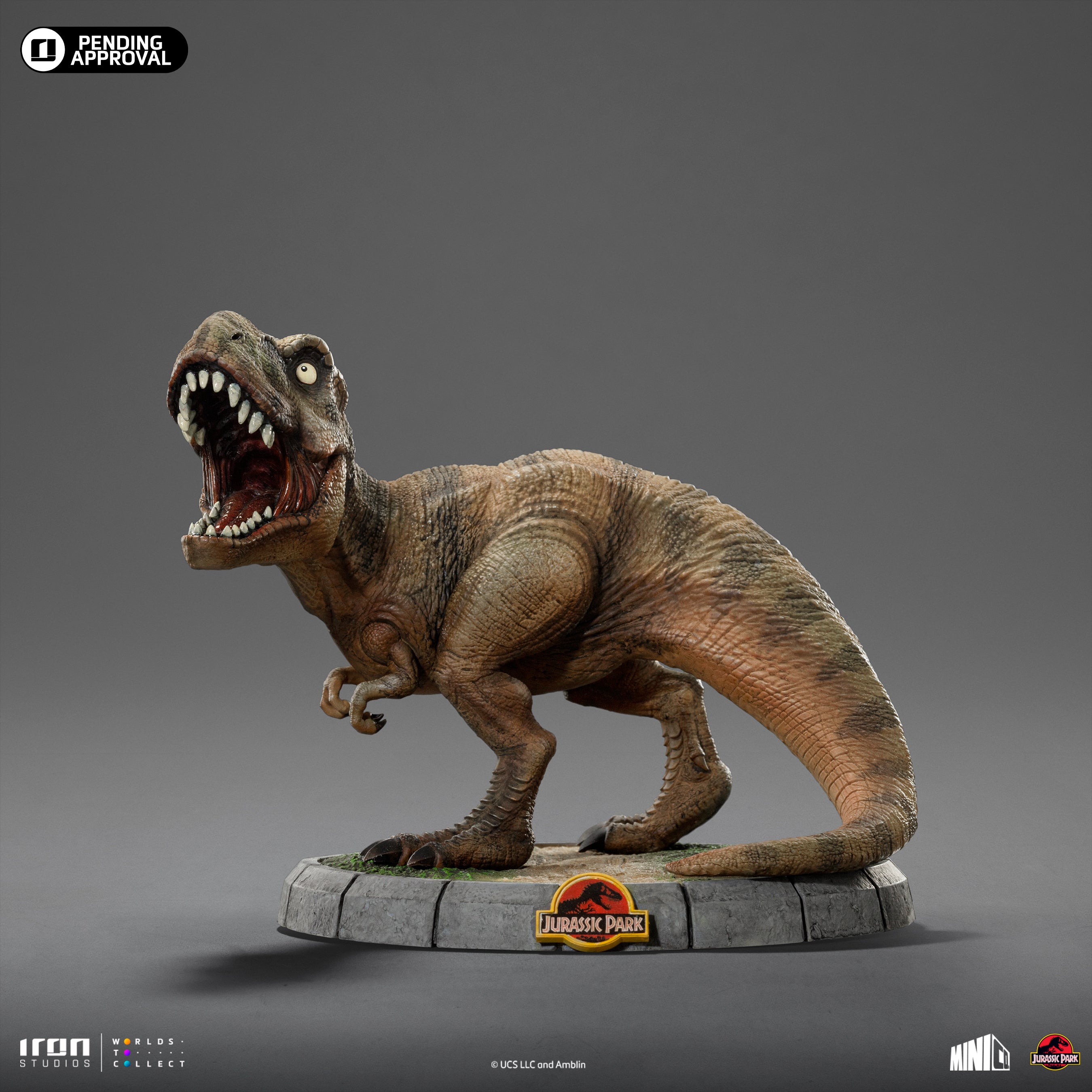 Iron Studios 30th Anniversary Stylized Jurassic Park MiniCo T-Rex Statue