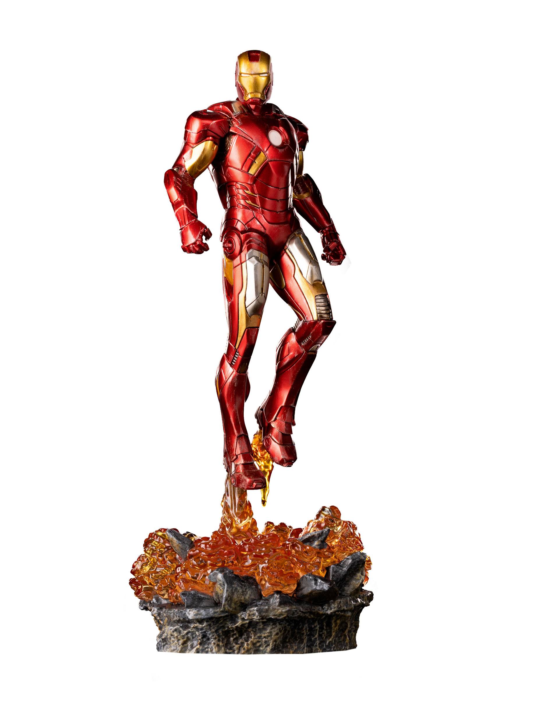 Iron Studios 1/10 BDS Art Scale Figure - Iron Man in NY Battle from Infinity Saga