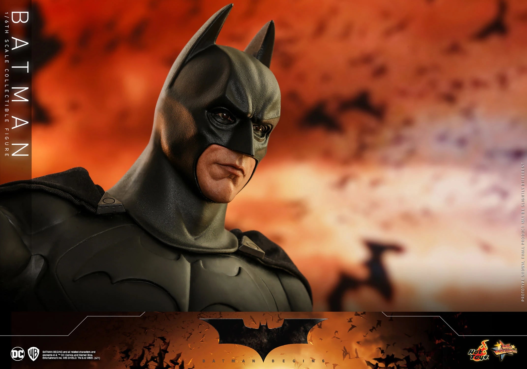 Hot Toys 1/6th Scale Collectible Figure of DC Batman from The Dark Knight and Batman Begins