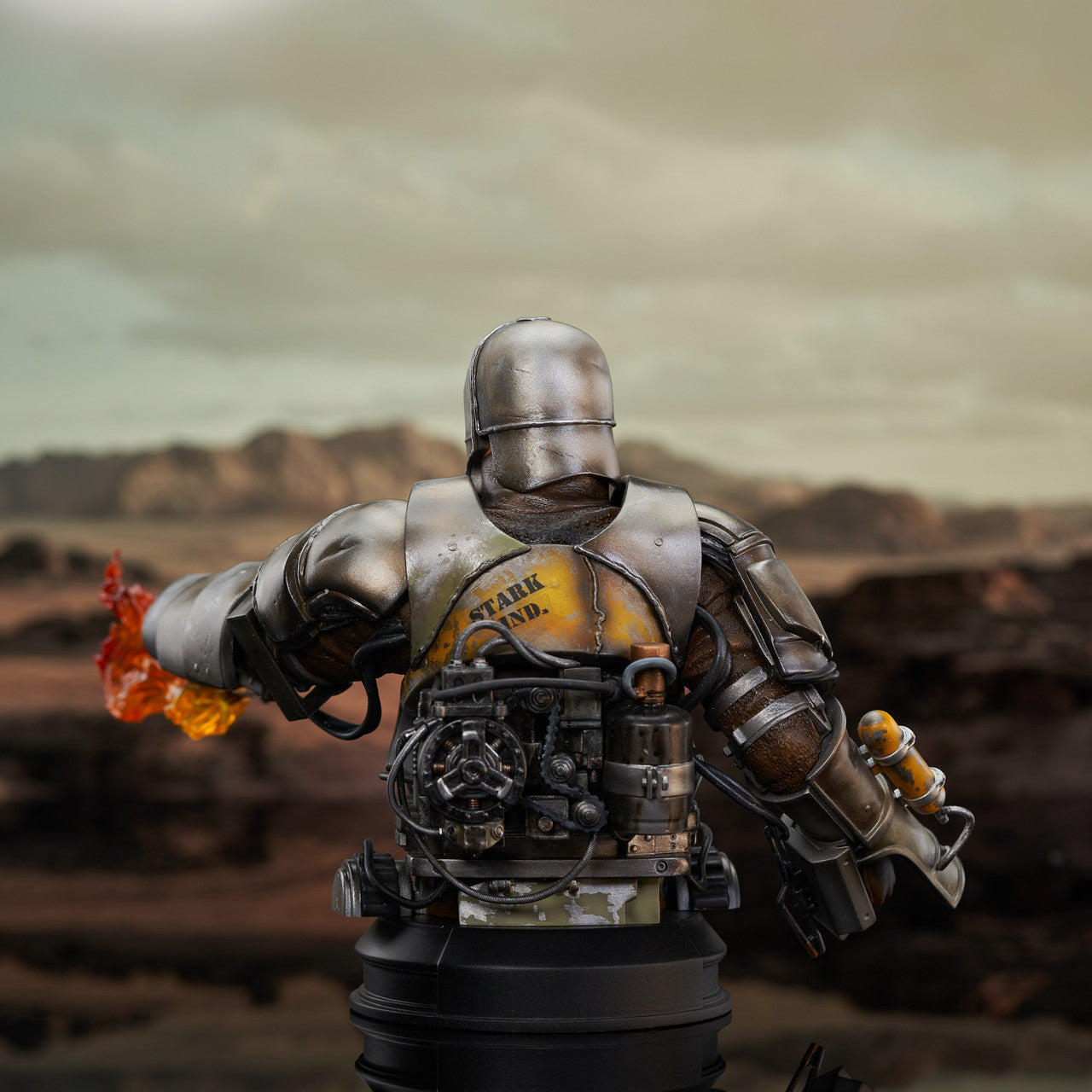 Limited Edition 1/6 Scale Mini Bust Statue of Iron Man Mk 1 from the 2008 Iron Man Movie