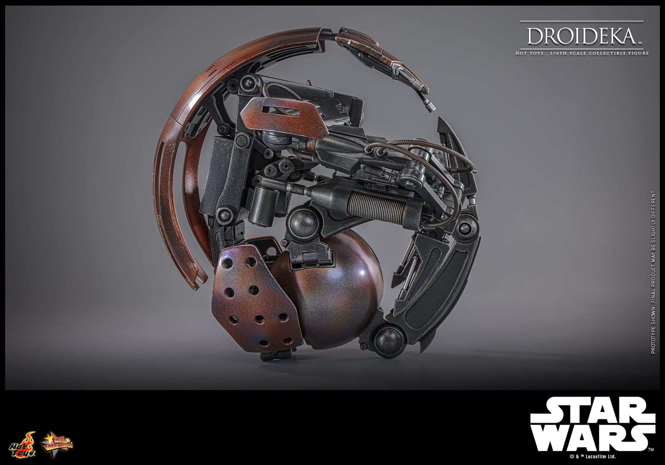 Hot Toys 1/6th Scale Star Wars The Phantom Menace Destructive Droideka Figure