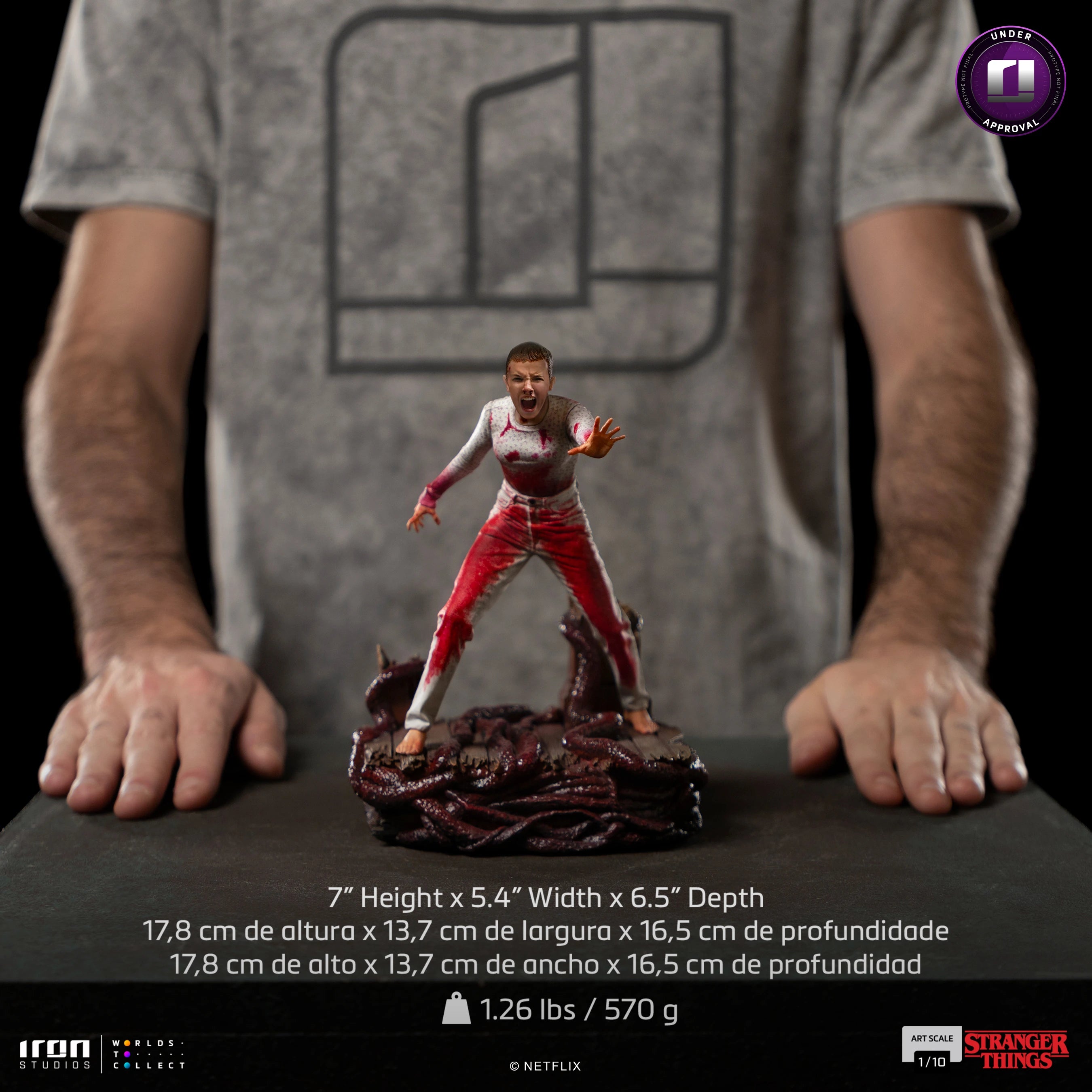 Iron Studios 1/10 Art Scale Stranger Things Eleven Statue - Highly Detailed