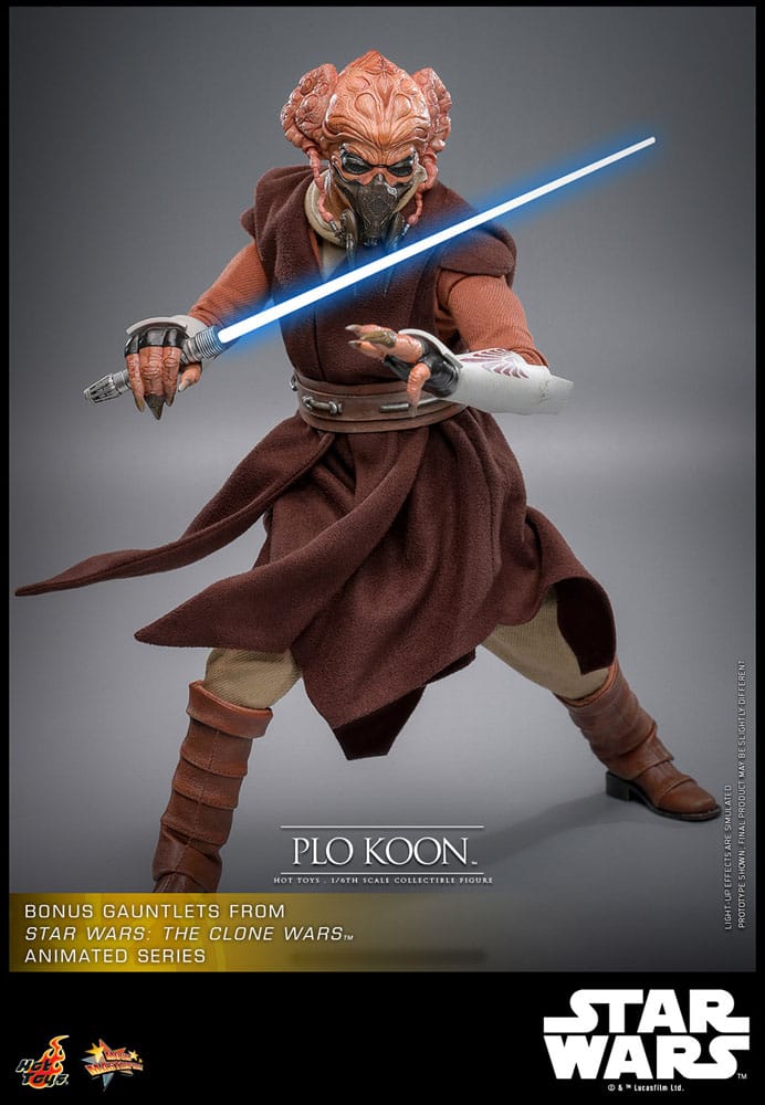 Hot Toys Highly Detailed 1/6th Scale Collectible Figure of Plo Koon from Star Wars: Revenge of the Sith