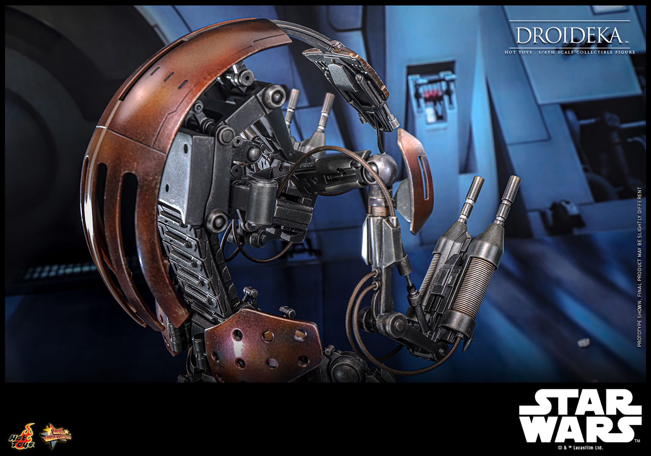 Hot Toys 1/6th Scale Star Wars The Phantom Menace Destructive Droideka Figure