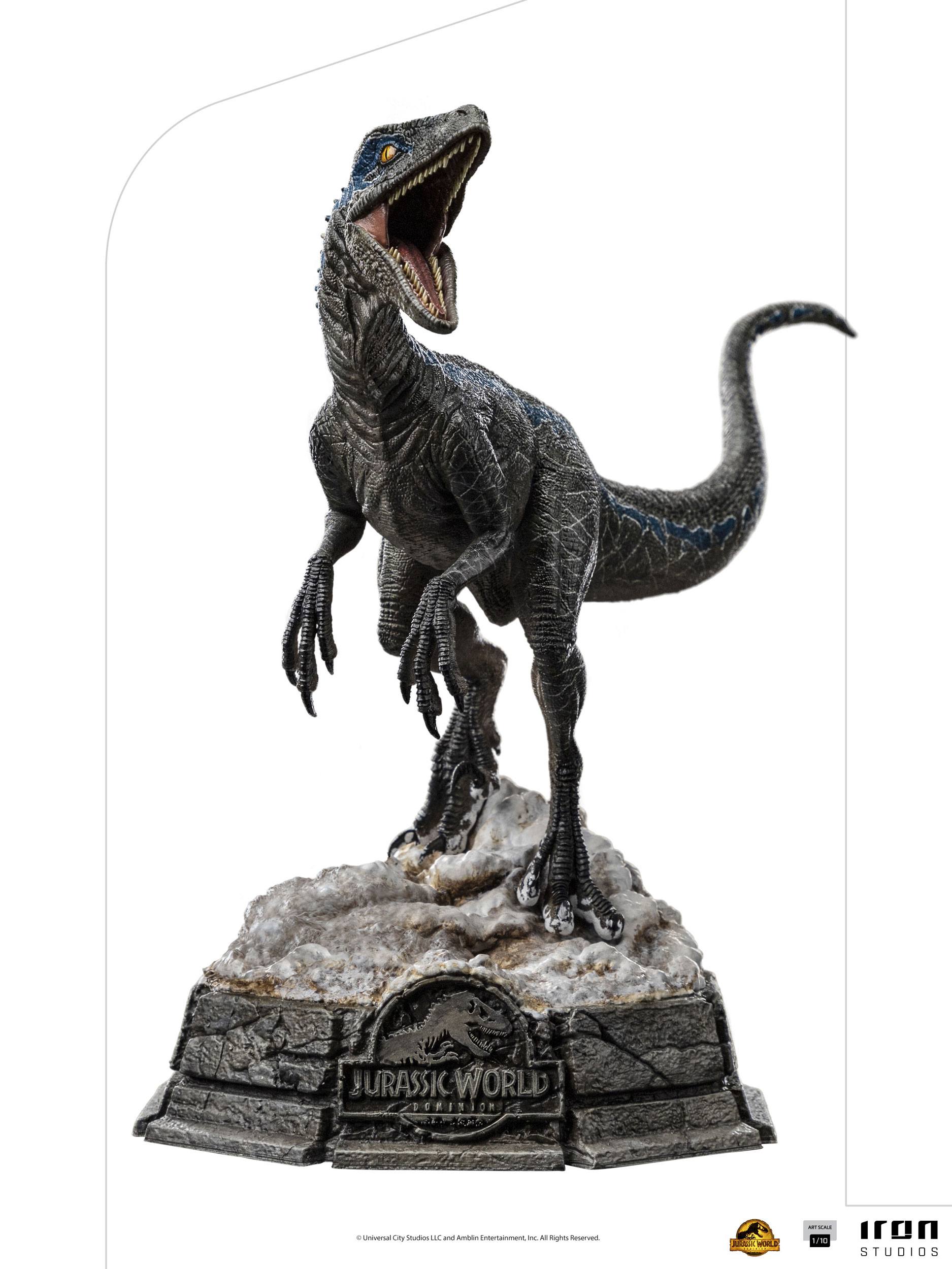 Iron Studios 1/10 Scale Artistic Statue of Blue, the Iconic Female Velociraptor from Jurassic World Dominion