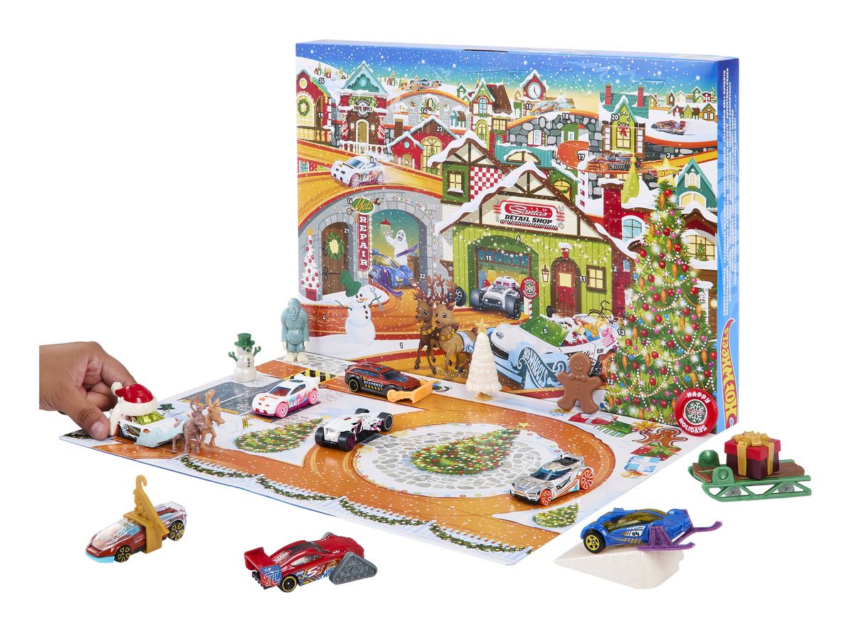 Hot Wheels Brand Christmas Advent Calendar for Holiday Fun