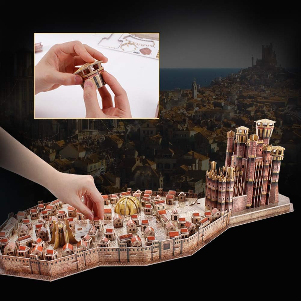 High - Quality 3D Puzzle of King's Landing from House of the Dragon