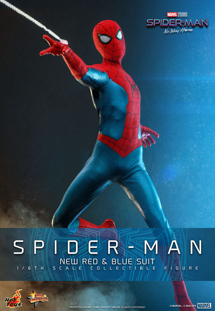 Hot Toys 1/6 Scale New Red and Blue Suit Spider-Man from No Way Home