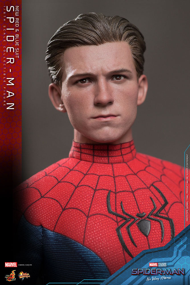 Hot Toys 1/6 Scale New Red and Blue Suit Spider-Man from No Way Home