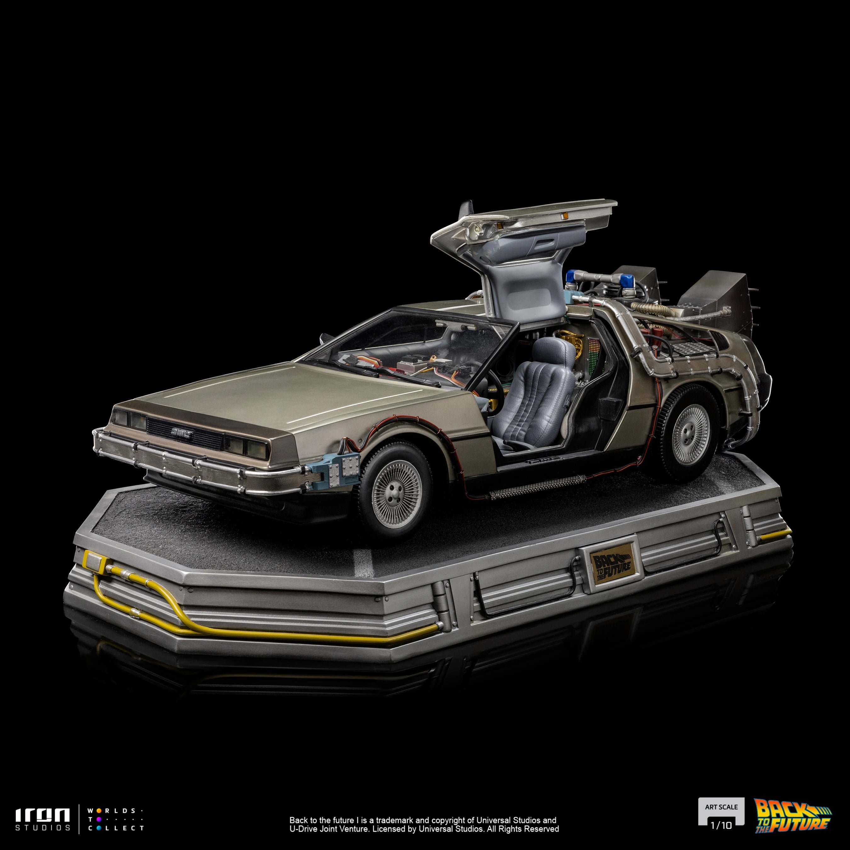 Iron Studios Artistic Limited Edition 1/10 Scale Statue of the Back to the Future DeLorean Time Machine