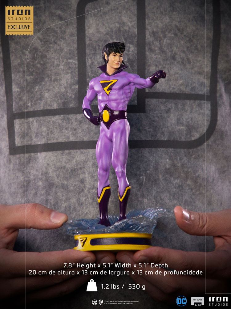 Iron Studios 1/10 Scale Collectible DC Comics Art Scale Statues of the Wonder Twins - Zan, Jayna & Gleek Limited Edition 2 - Pack (2021 CCXP Exclusive)