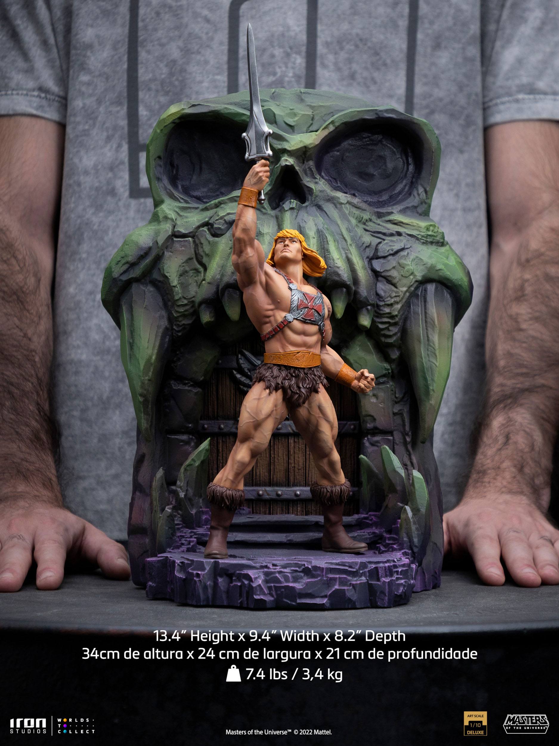 Iron Studios High - Quality 1/10 Deluxe Art Scale Collectible Statue of He - Man from Masters of the Universe