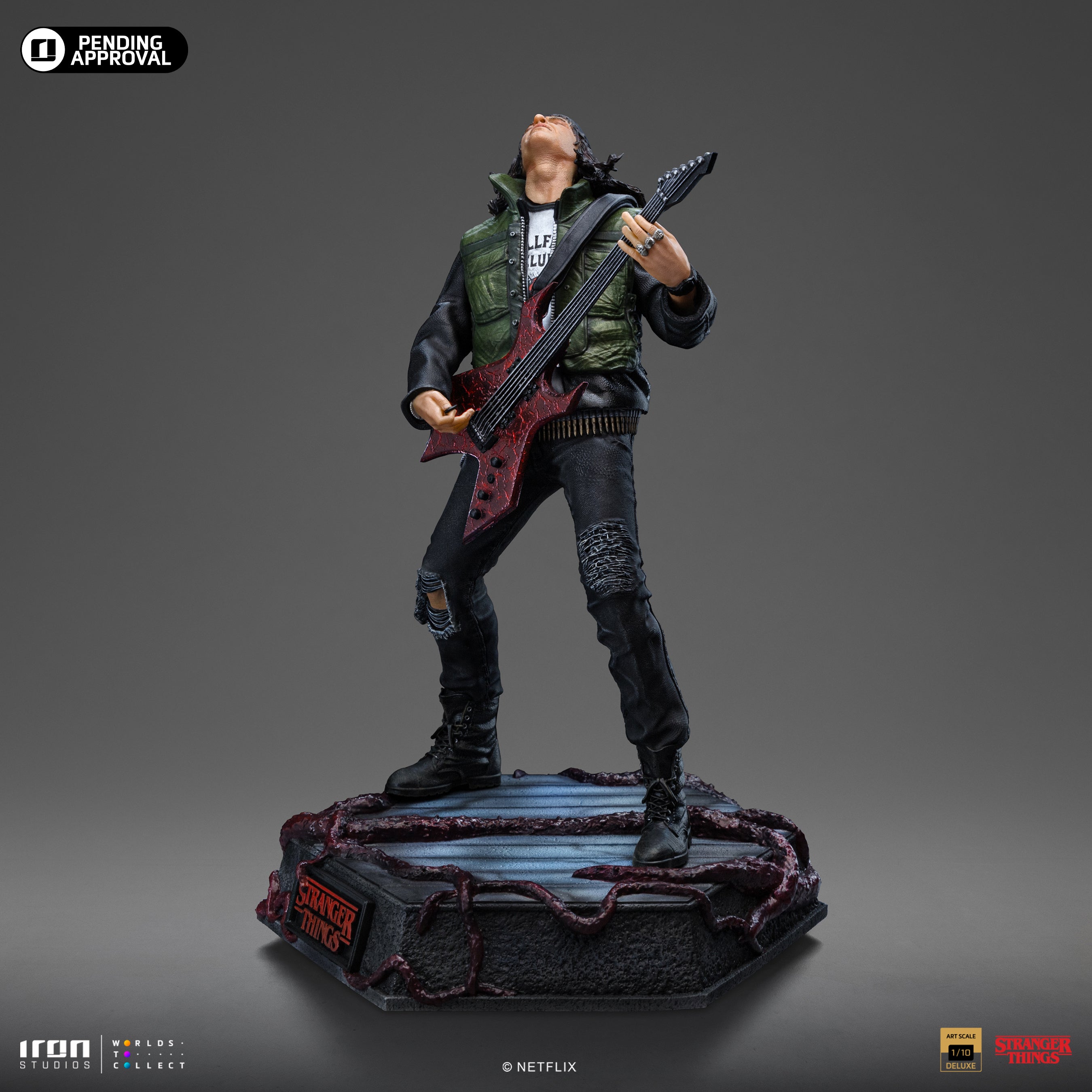 Iron Studios 1/10 Scale Limited Edition Deluxe Stranger Things Eddie Munson Statue