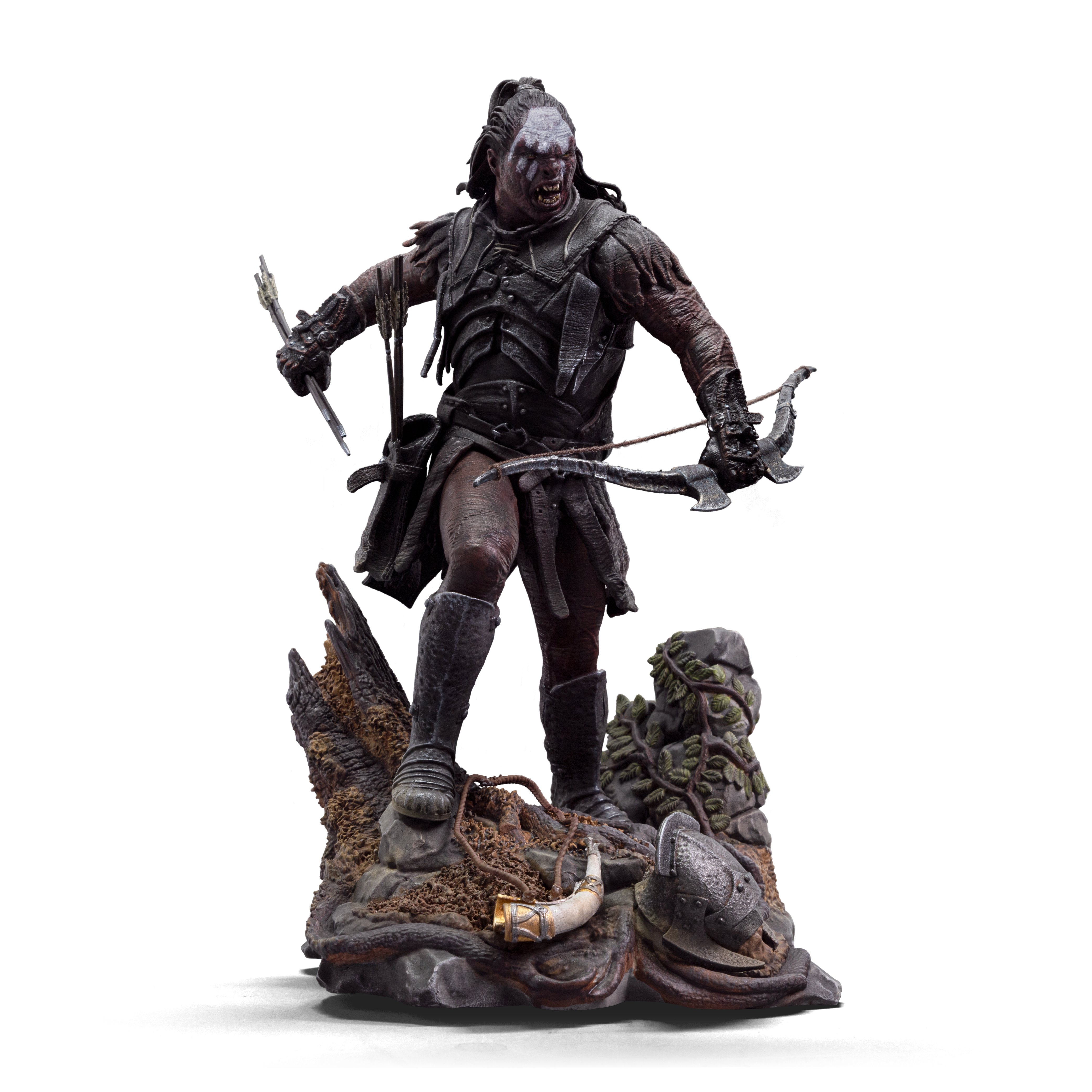 Iron Studios Collectible 1/10 Art Scale Limited Edition Statue of Lurtz, the Fierce Uruk-Hai Leader from The Lord of the Rings