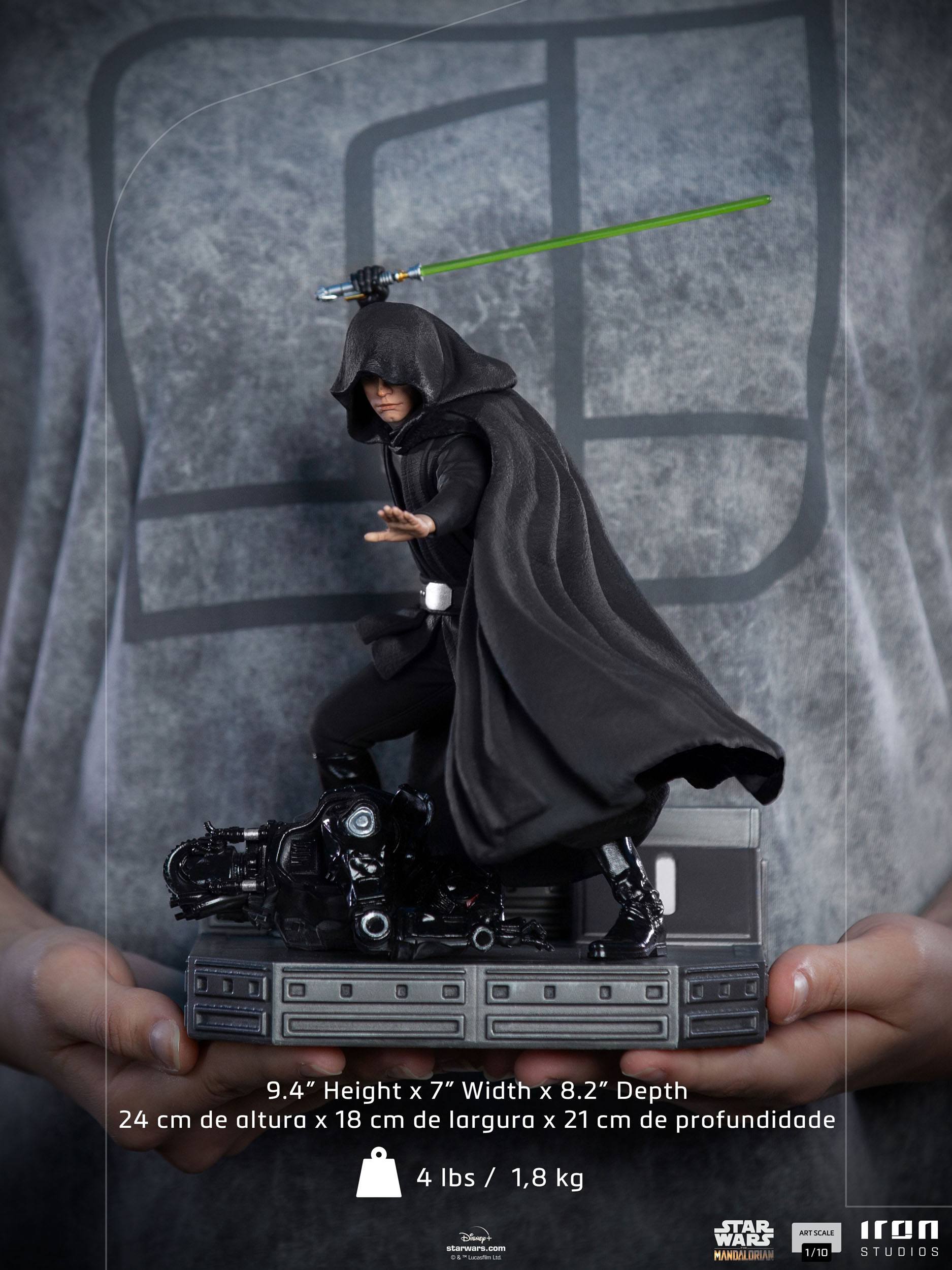 Iron Studios 1/10 Art Scale Luke Skywalker Combat Statue from The Mandalorian