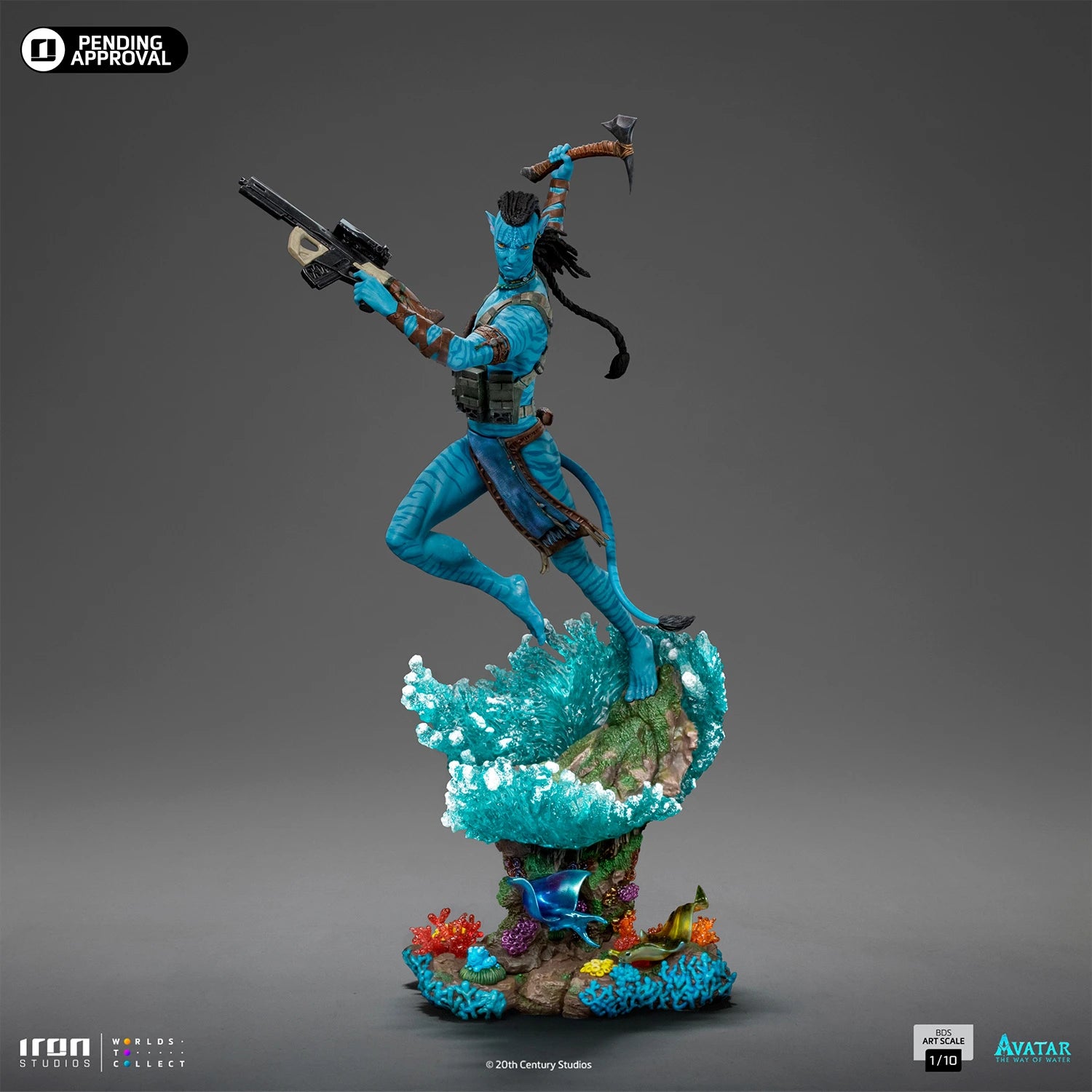 Iron Studios Limited Edition 1/10 Art Scale Avatar The Way of Water Jake Sully Statue