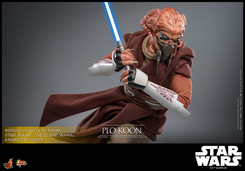 Hot Toys Highly Detailed 1/6th Scale Collectible Figure of Plo Koon from Star Wars: Revenge of the Sith