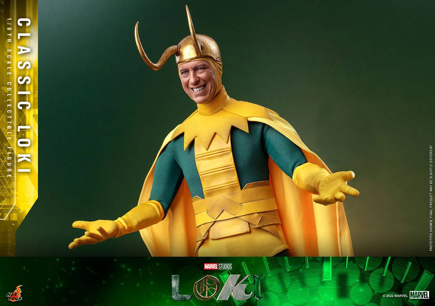 Hot Toys 1:6 Scale Classic Loki 31 cm Action Figure Collectible from Marvel's Loki Series