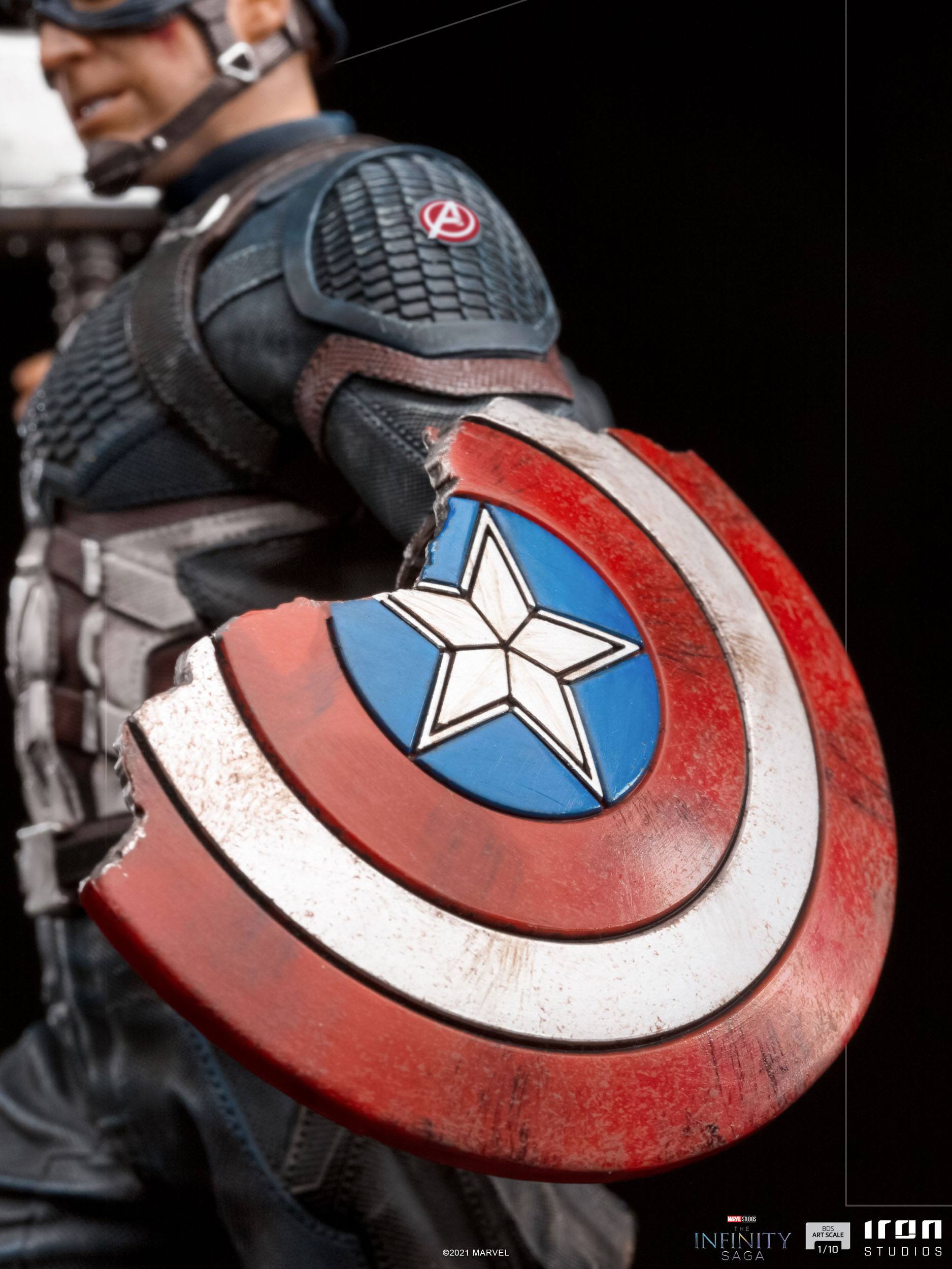 Iron Studios 1/10 Art Scale Marvel The Infinity Saga Captain America Statue