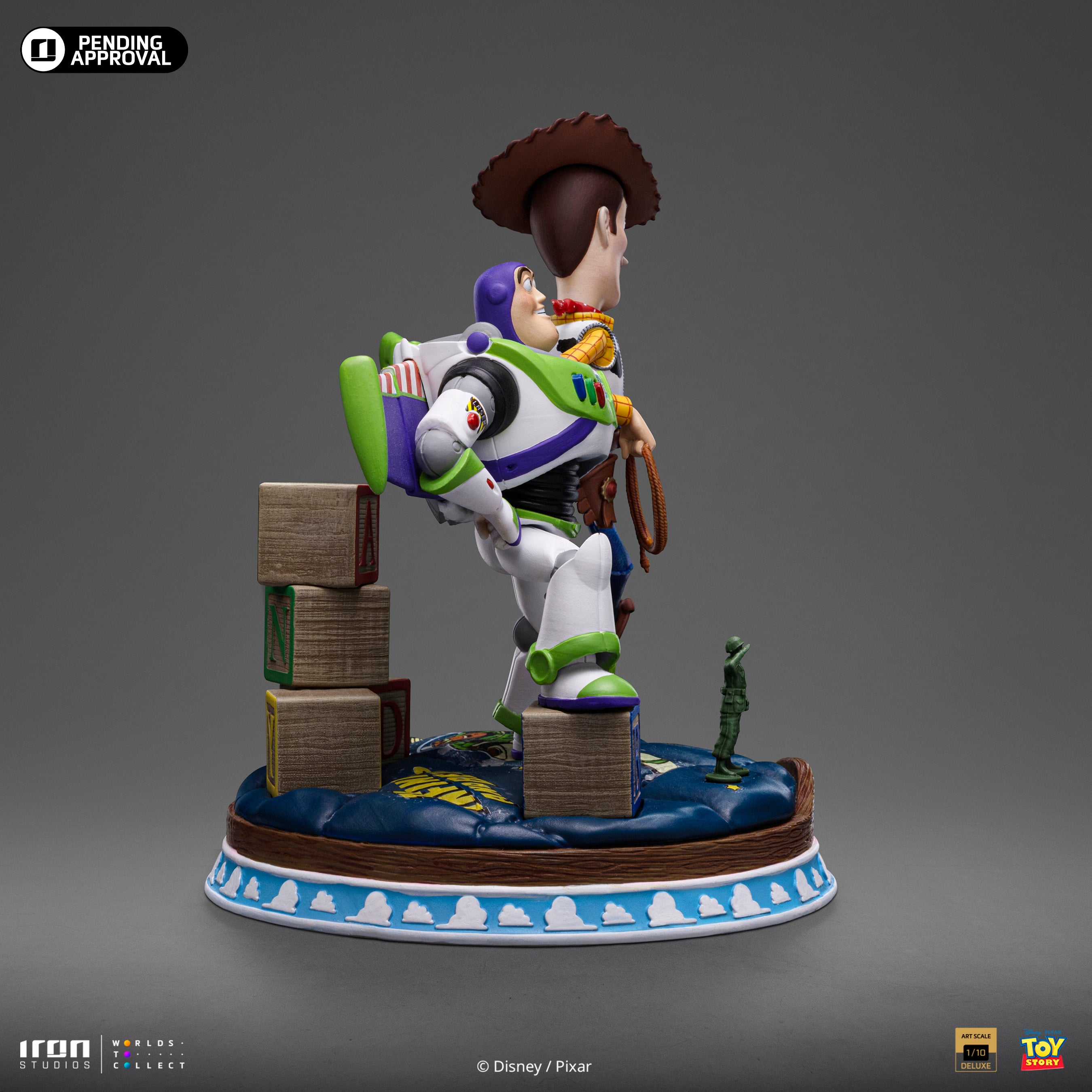 Iron Studios 1/10 Deluxe Limited Edition Toy Story Buzz & Woody Art Scale Statue