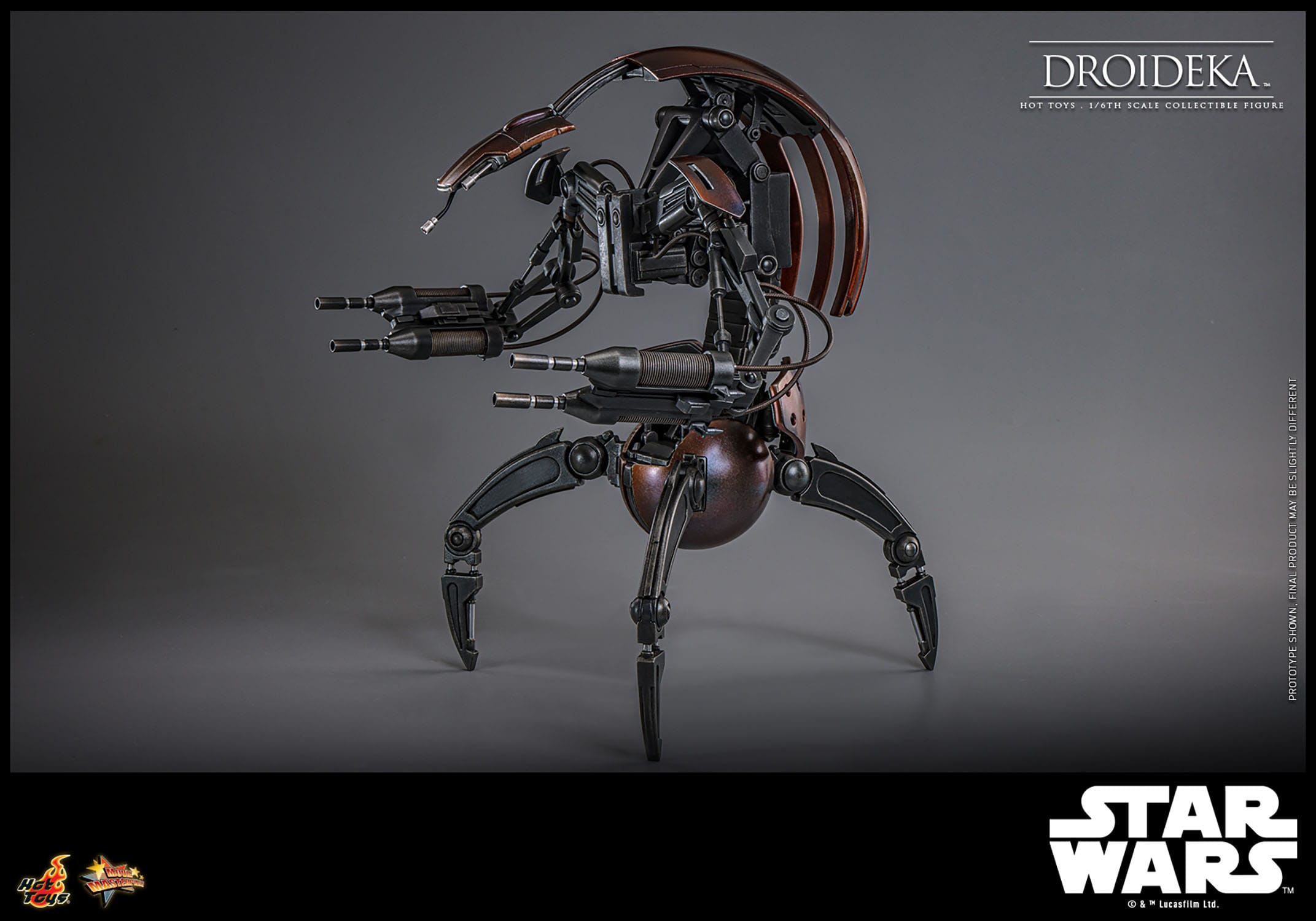 Hot Toys 1/6th Scale Star Wars The Phantom Menace Destructive Droideka Figure