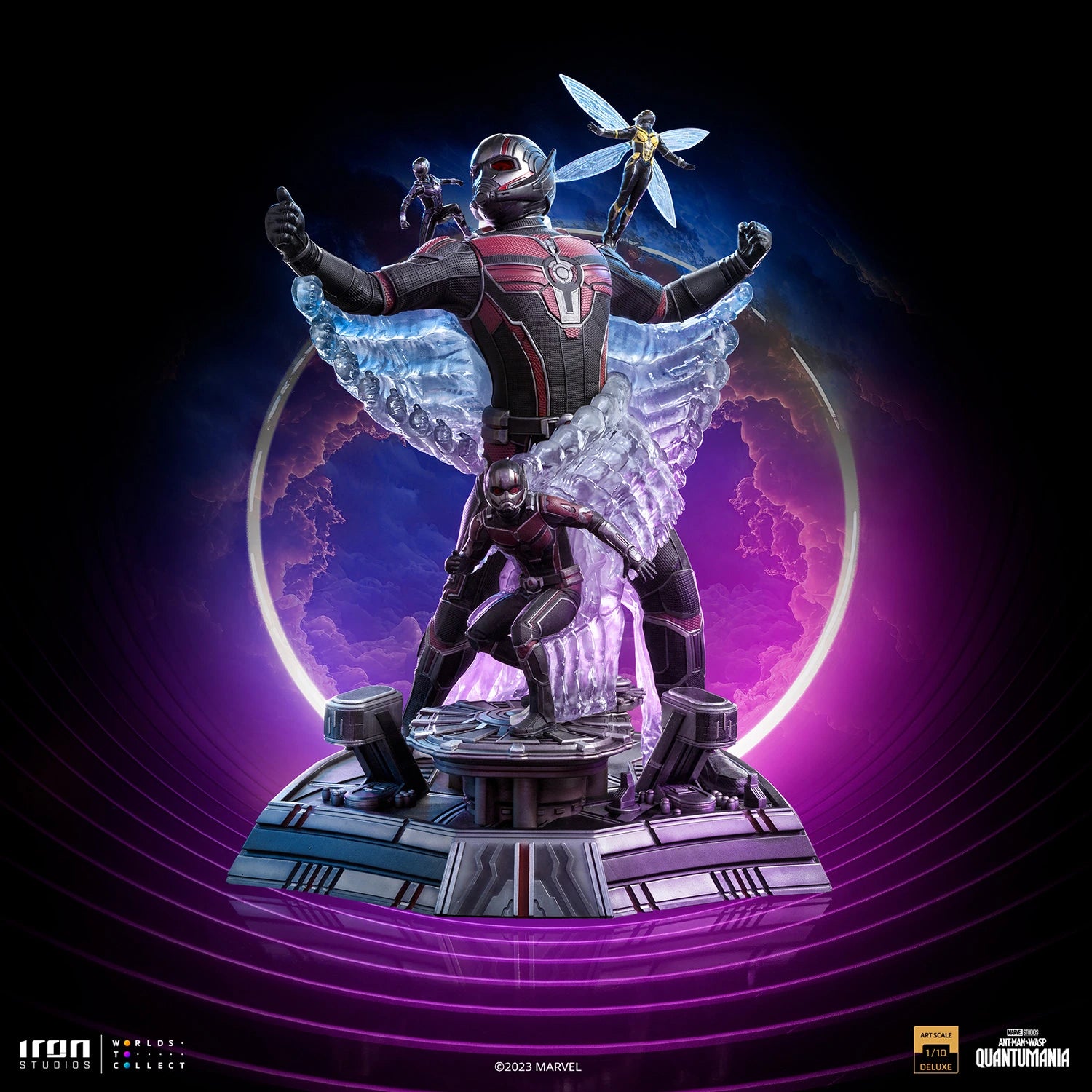 Iron Studios 1/10 Deluxe Art Scale Ant - Man and the Wasp Statue from Quantumania