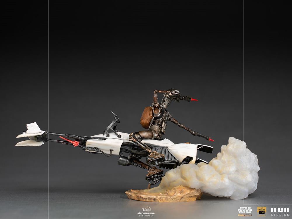 Iron Studios 1/10 Deluxe Limited Edition Statue of IG-11 and The Child from The Mandalorian