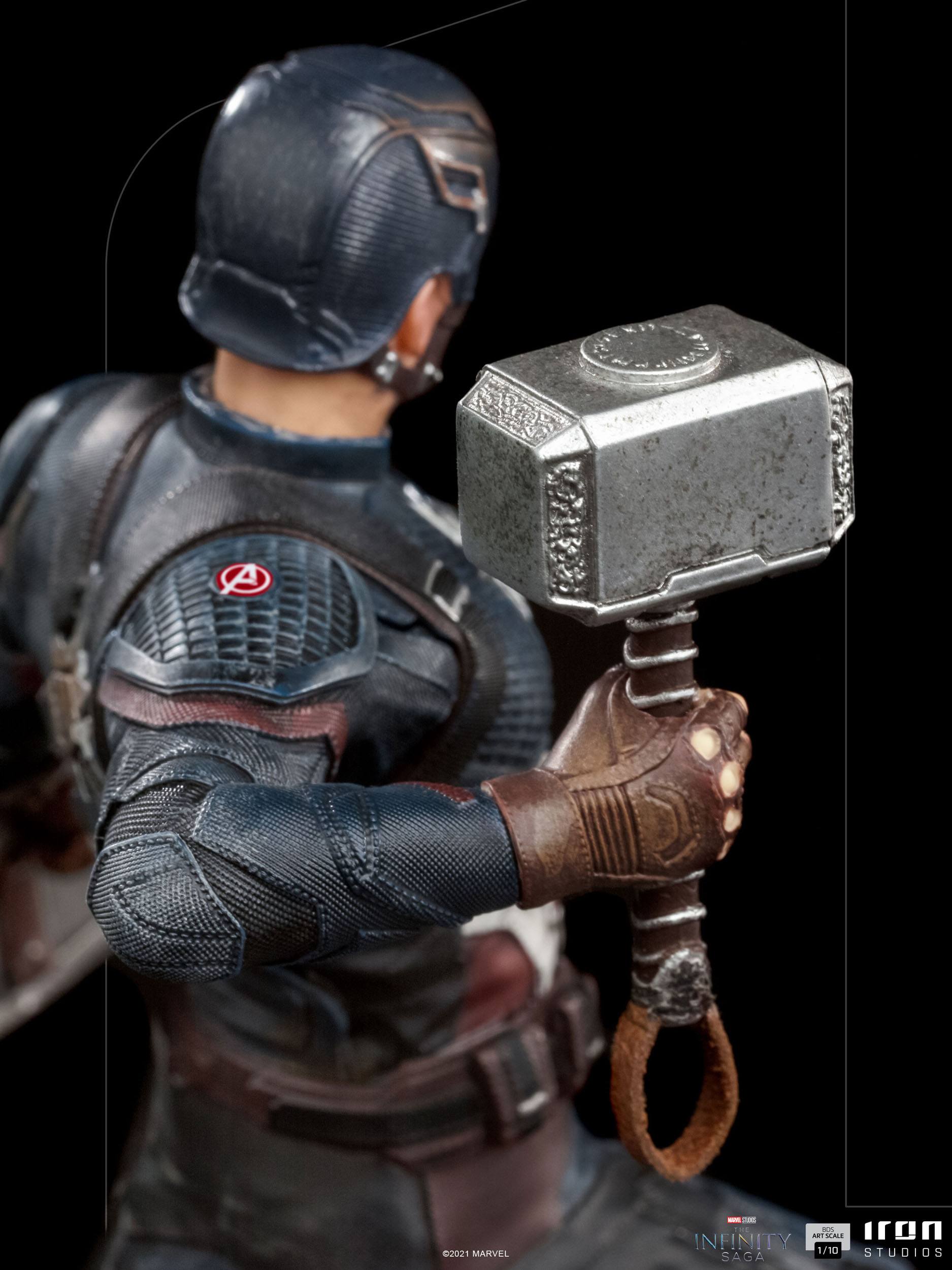 Iron Studios 1/10 Art Scale Marvel The Infinity Saga Captain America Statue