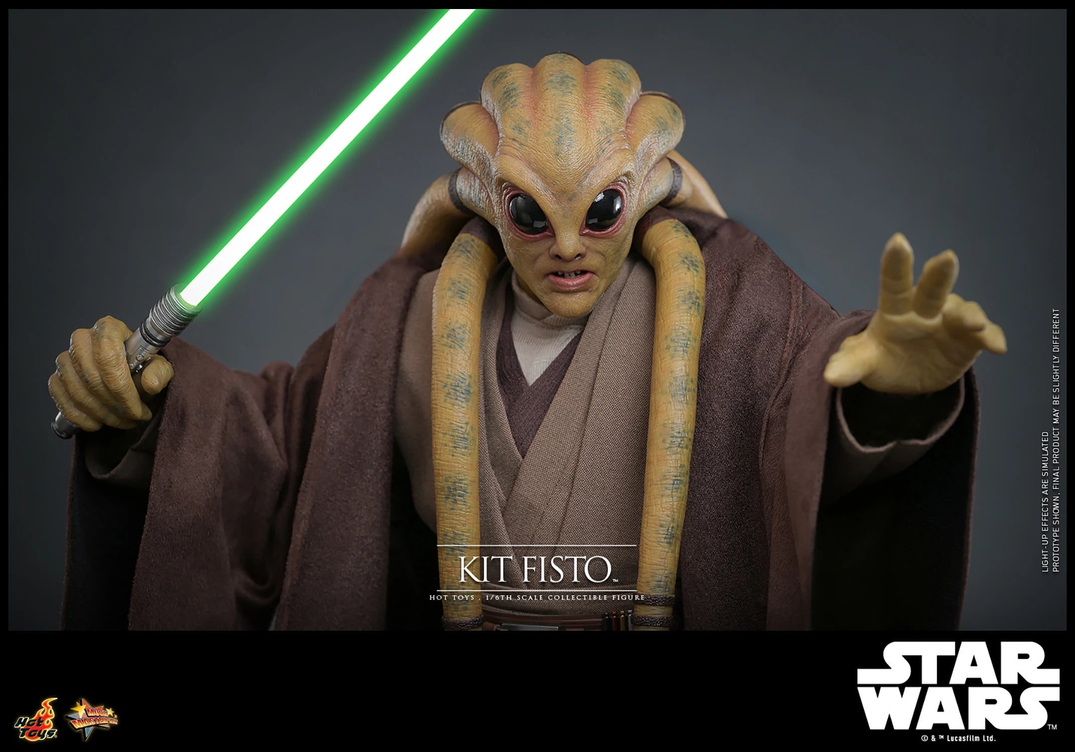 Hot Toys 1/6th Scale Collectible Star Wars Revenge of the Sith Kit Fisto Action Figure