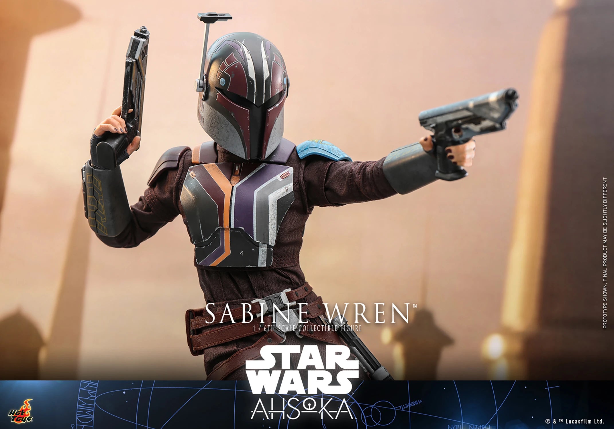 Hot Toys 1/6th Scale Collectible Figure of Sabine Wren from Star Wars Ahsoka Series