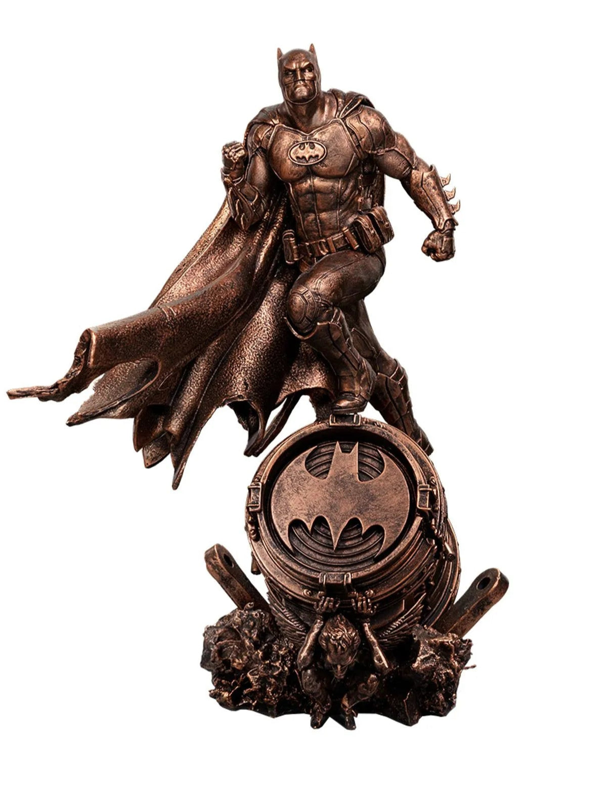 Iron Studios Exclusive 1/10 Limited Edition DC Batman Deluxe Statue (Bronze Version)