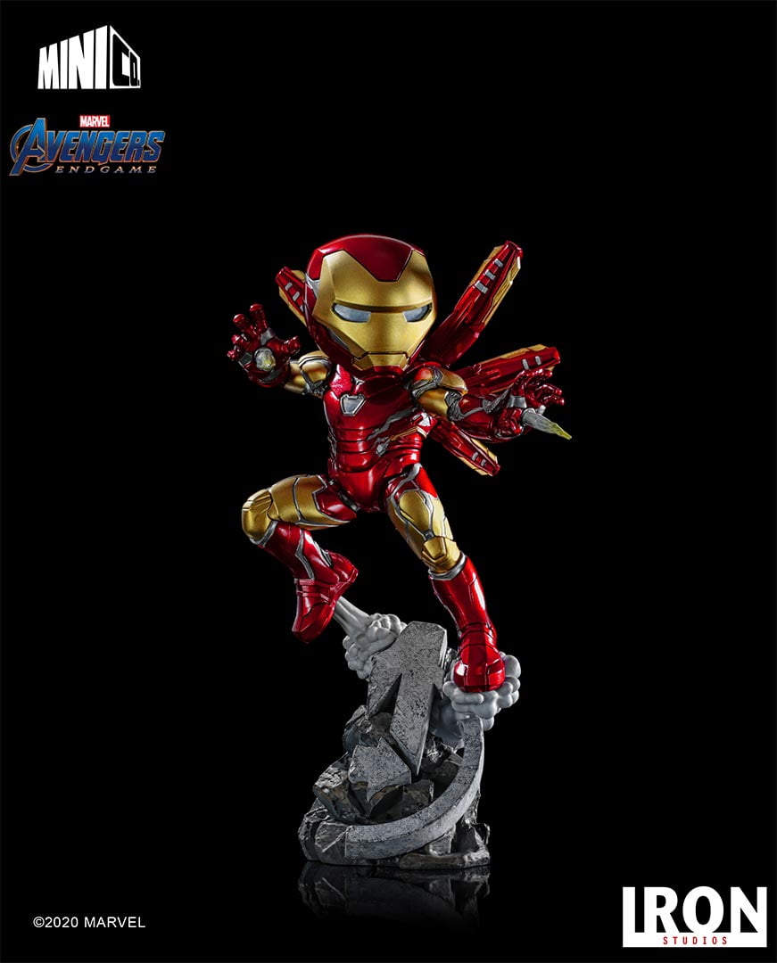 Iron Studios MiniCo Collectible Statue of Iron Man from Avengers Endgame