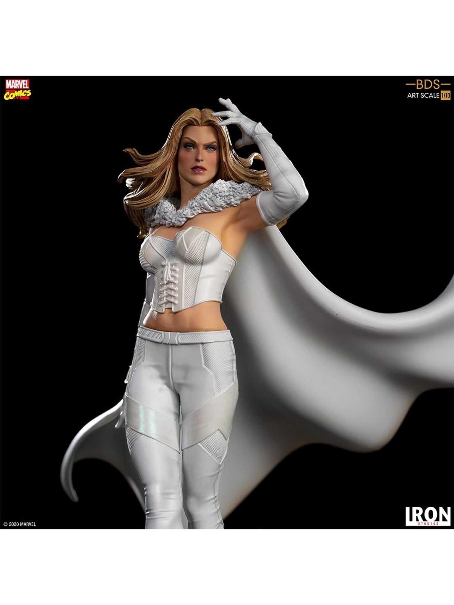 Iron Studios High - Quality 1/10 Scale Marvel Comics BDS Artistic Statue of Emma Frost, the White Queen