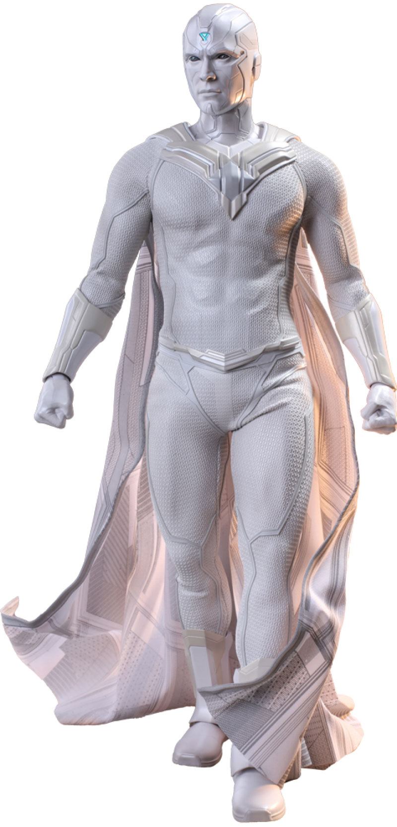 Hot Toys 1/6 Scale WandaVision Action Figure - All - White The Vision