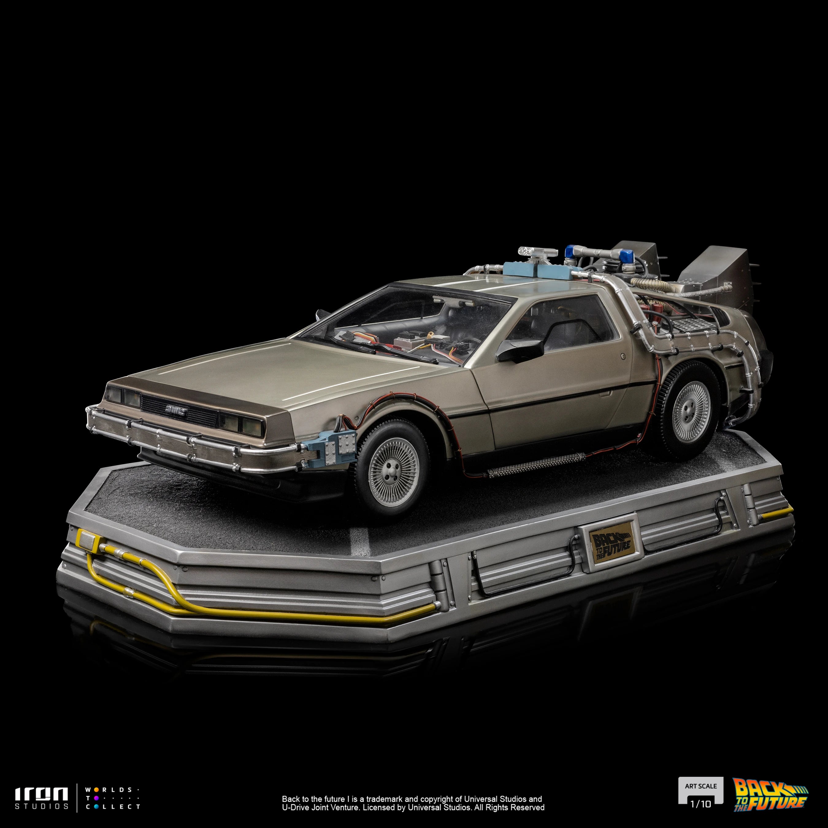 Iron Studios Artistic Limited Edition 1/10 Scale Statue of the Back to the Future DeLorean Time Machine