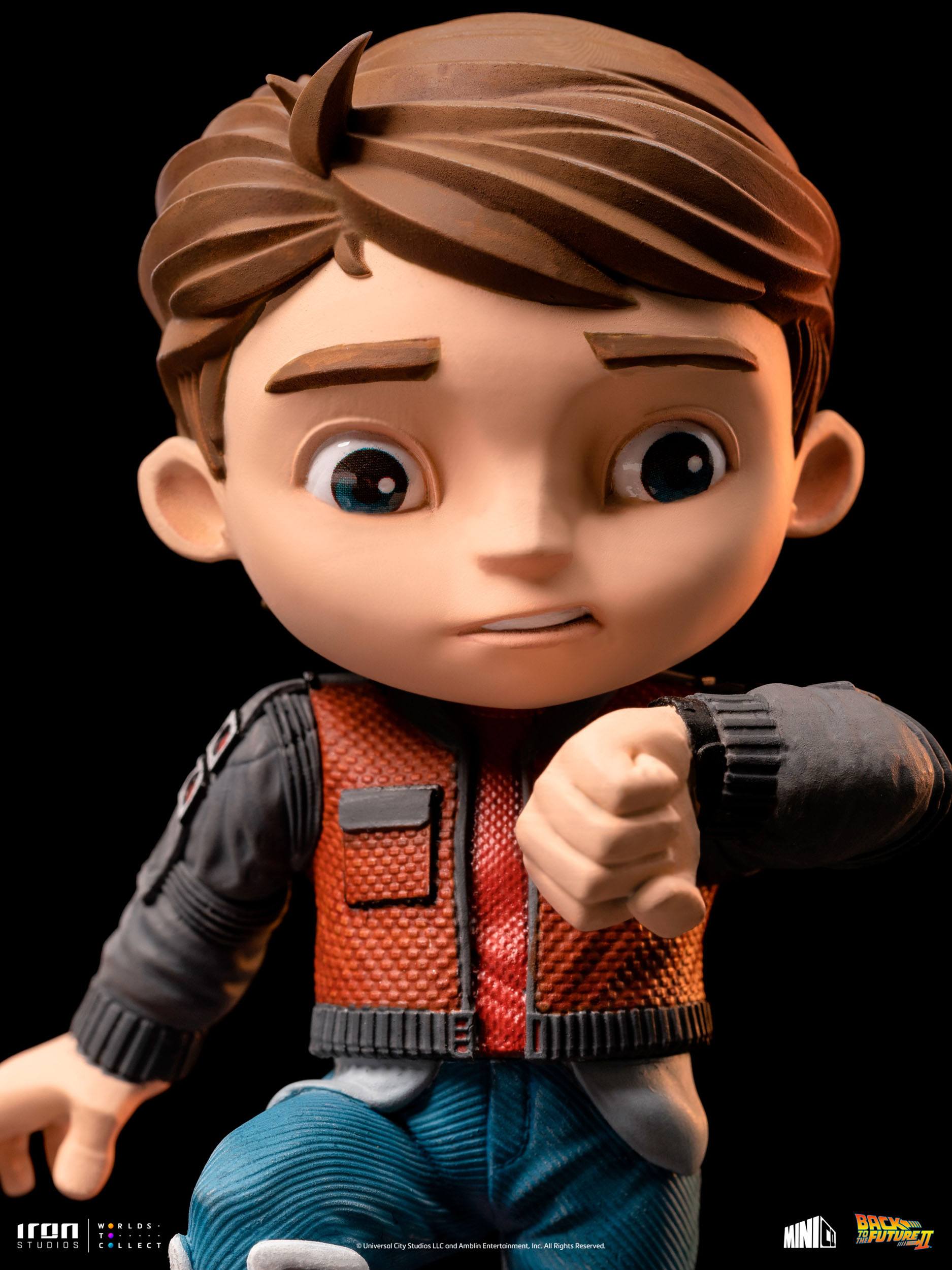 Iron Studios Collectible Back to the Future II Mini Co. PVC Action Figure of Marty McFly