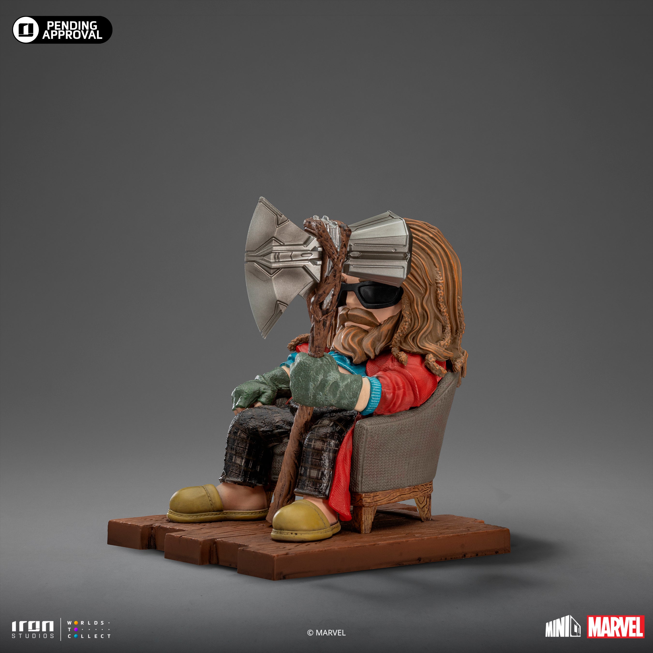 Limited Edition Iron Studios Avengers Infinity Saga Miniature Collectible Statue of Bro Thor