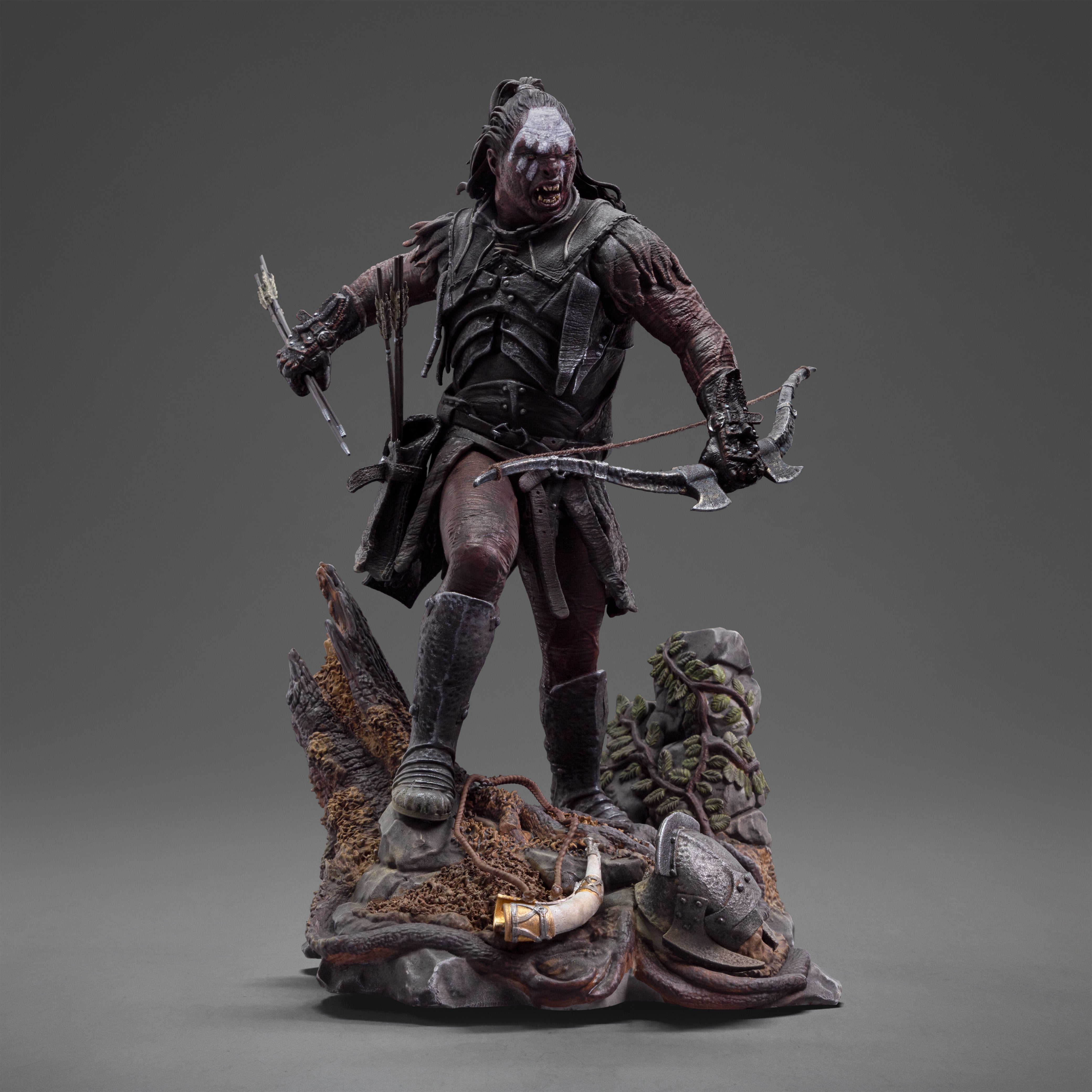 Iron Studios Collectible 1/10 Art Scale Limited Edition Statue of Lurtz, the Fierce Uruk-Hai Leader from The Lord of the Rings