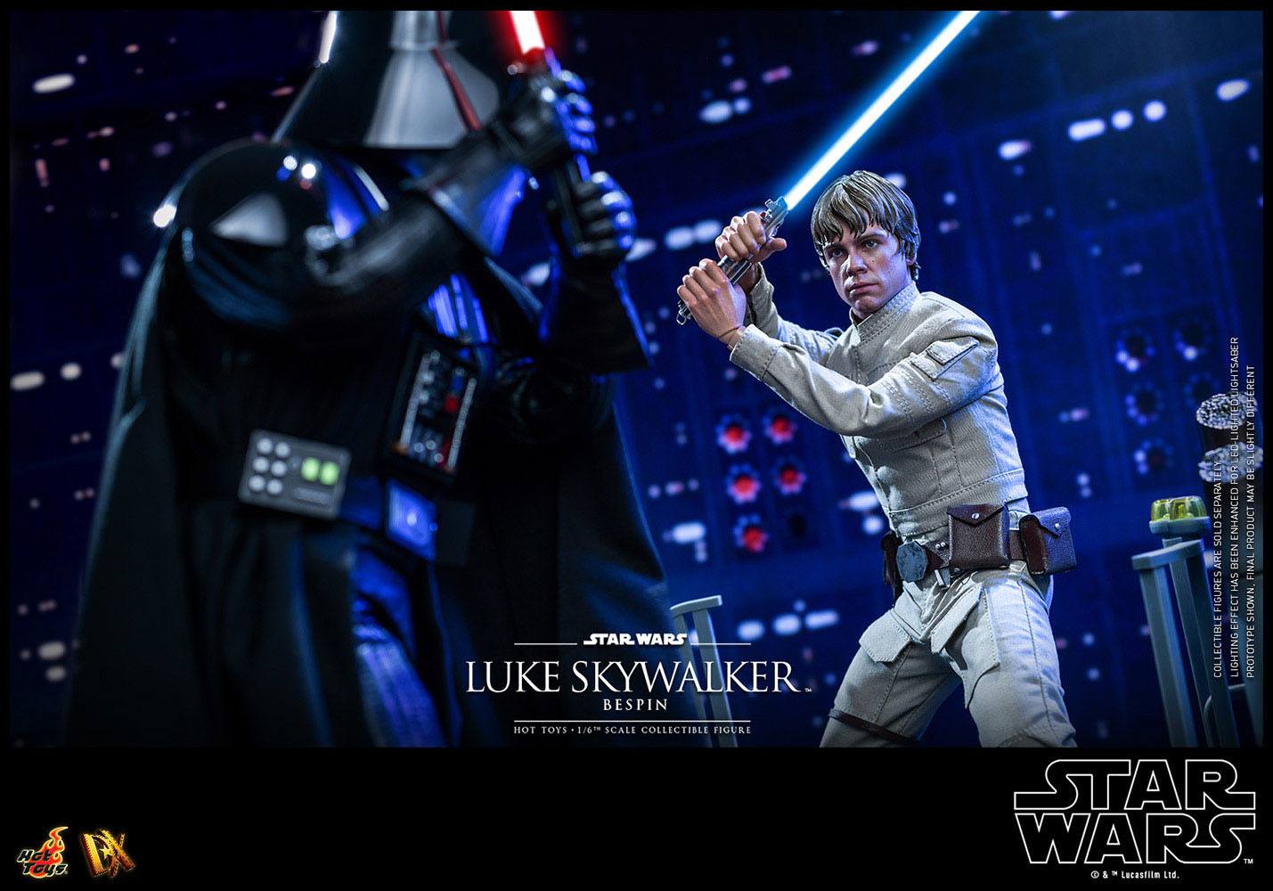 Hot Toys Star Wars: The Empire Strikes Back - Highly Detailed 1:6 Scale Collectible Figure of Luke Skywalker in Bespin Outfit